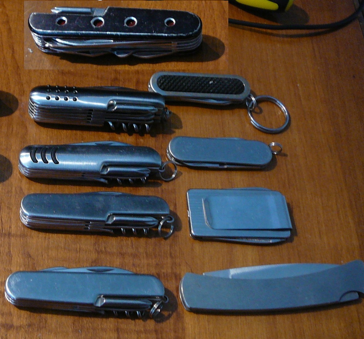 9 Items, Pocket Knife Collection, Lot