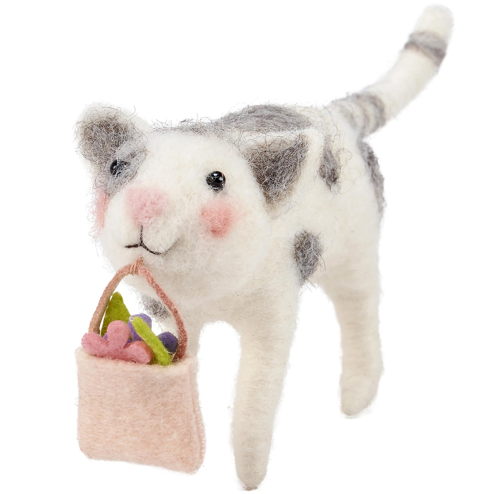 Primitives by Kathy Collectible Critter – Flower Bag Cat