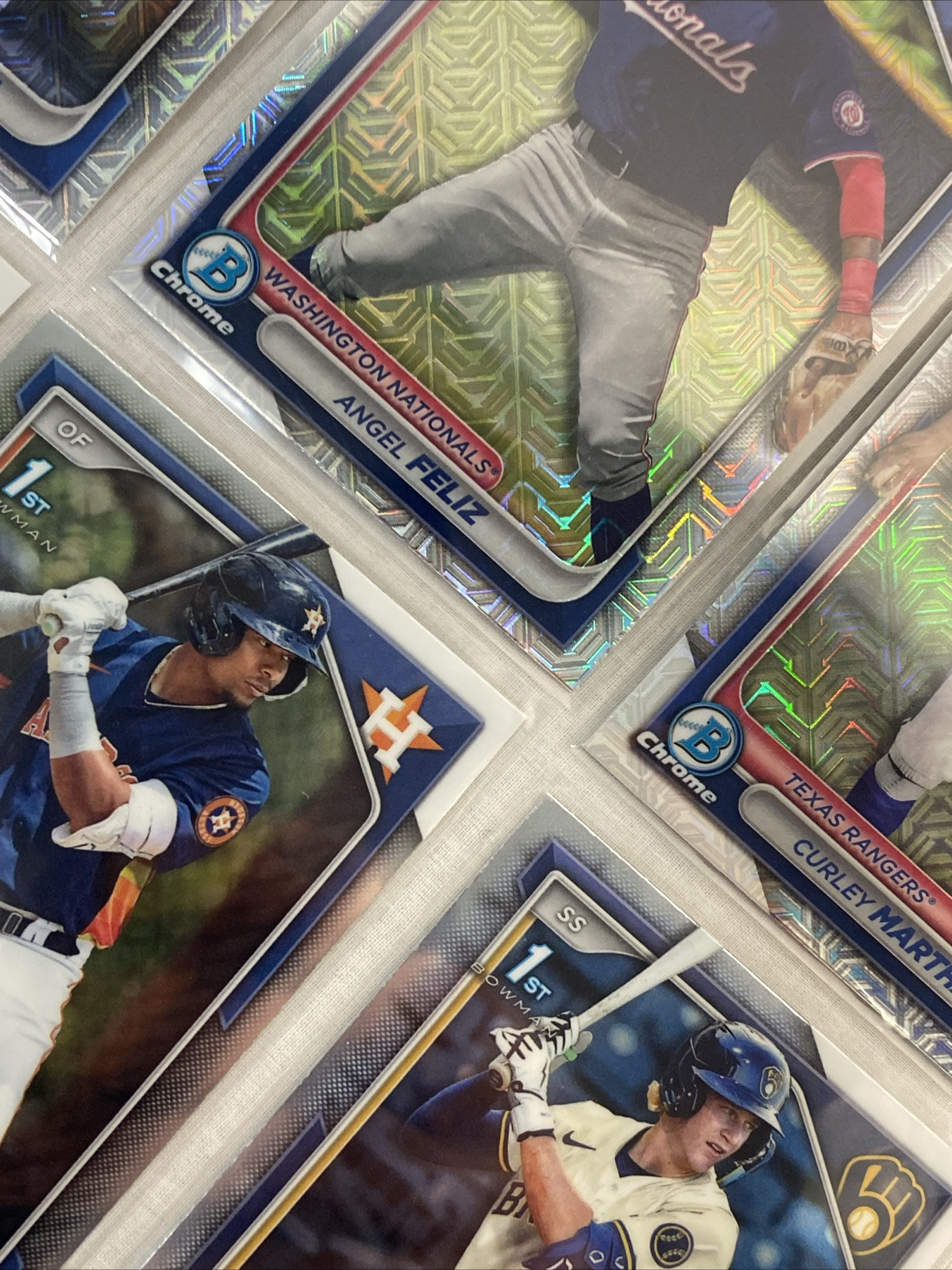 2024 1st Bowman Chrome + Mega Box & Paper Lot Of 28 Prospects