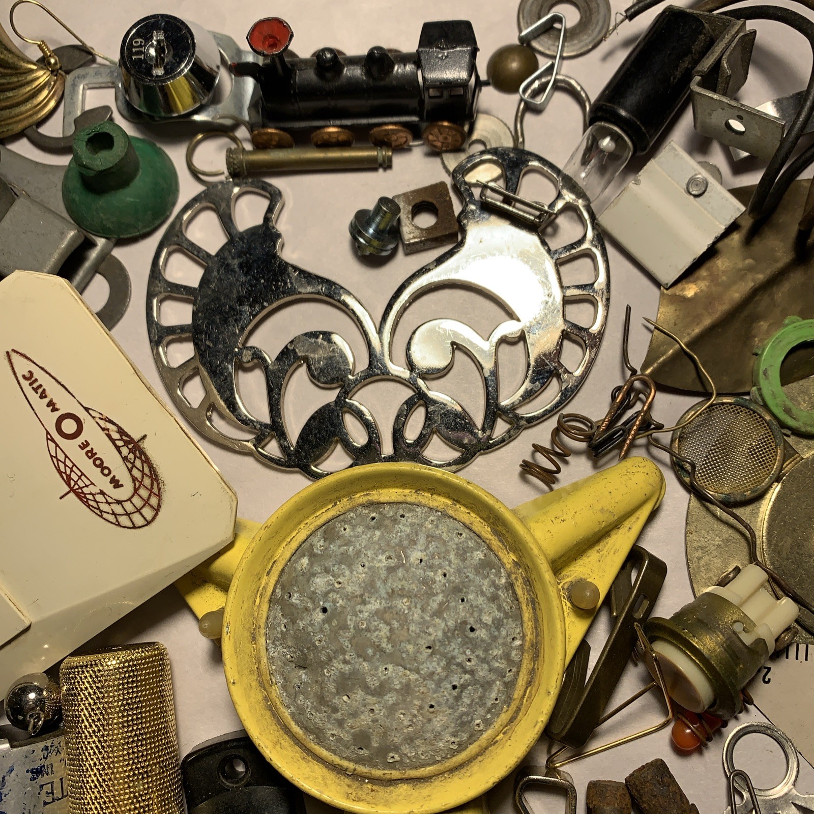 Assorted Metal Junk Lot Repair, Craft, Art Steampunk Assemblage
