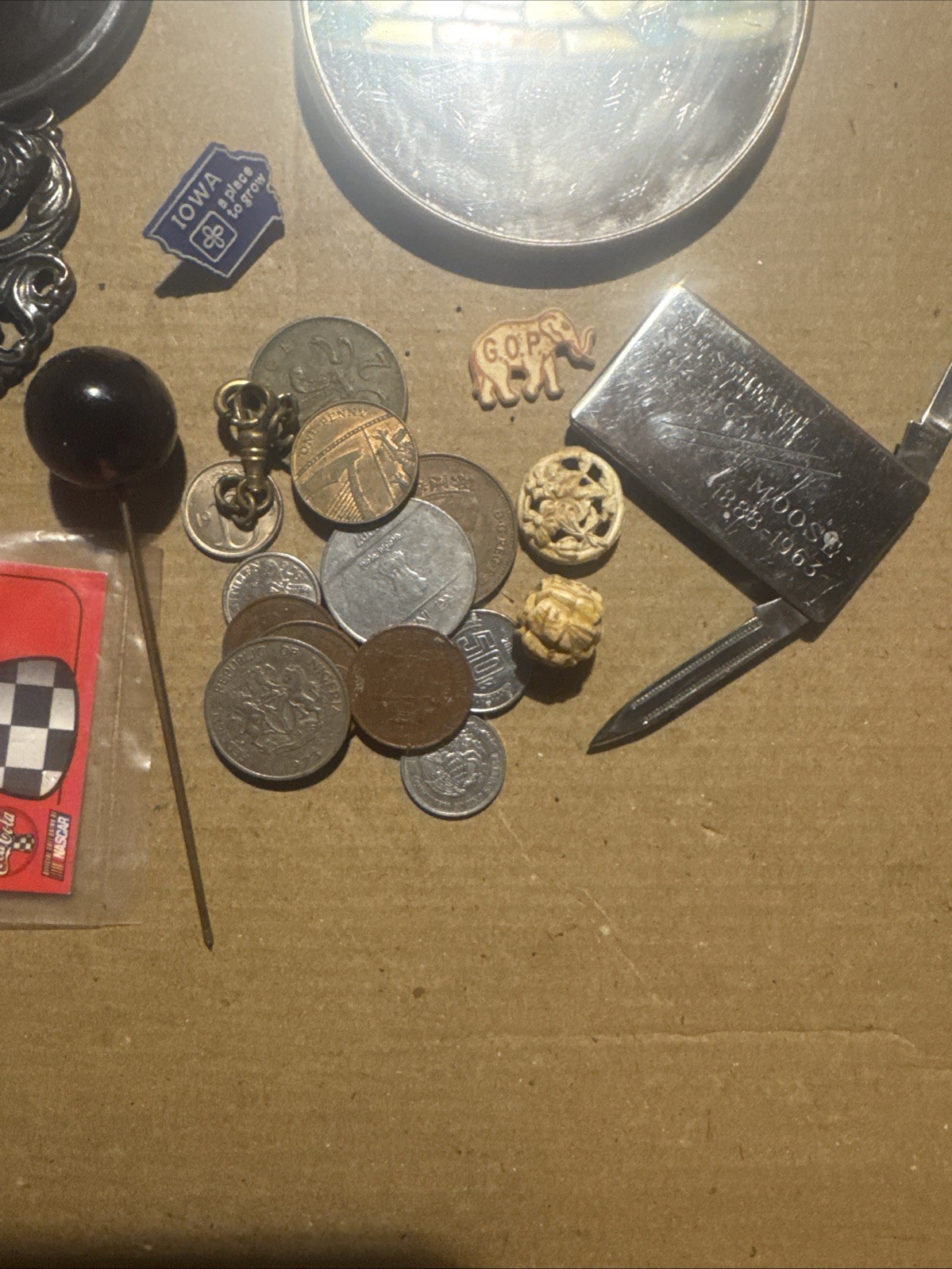 Nice Junk Drawer Hans Jenson Denmark Silver Plate Mirrors, Silver Ring? & More