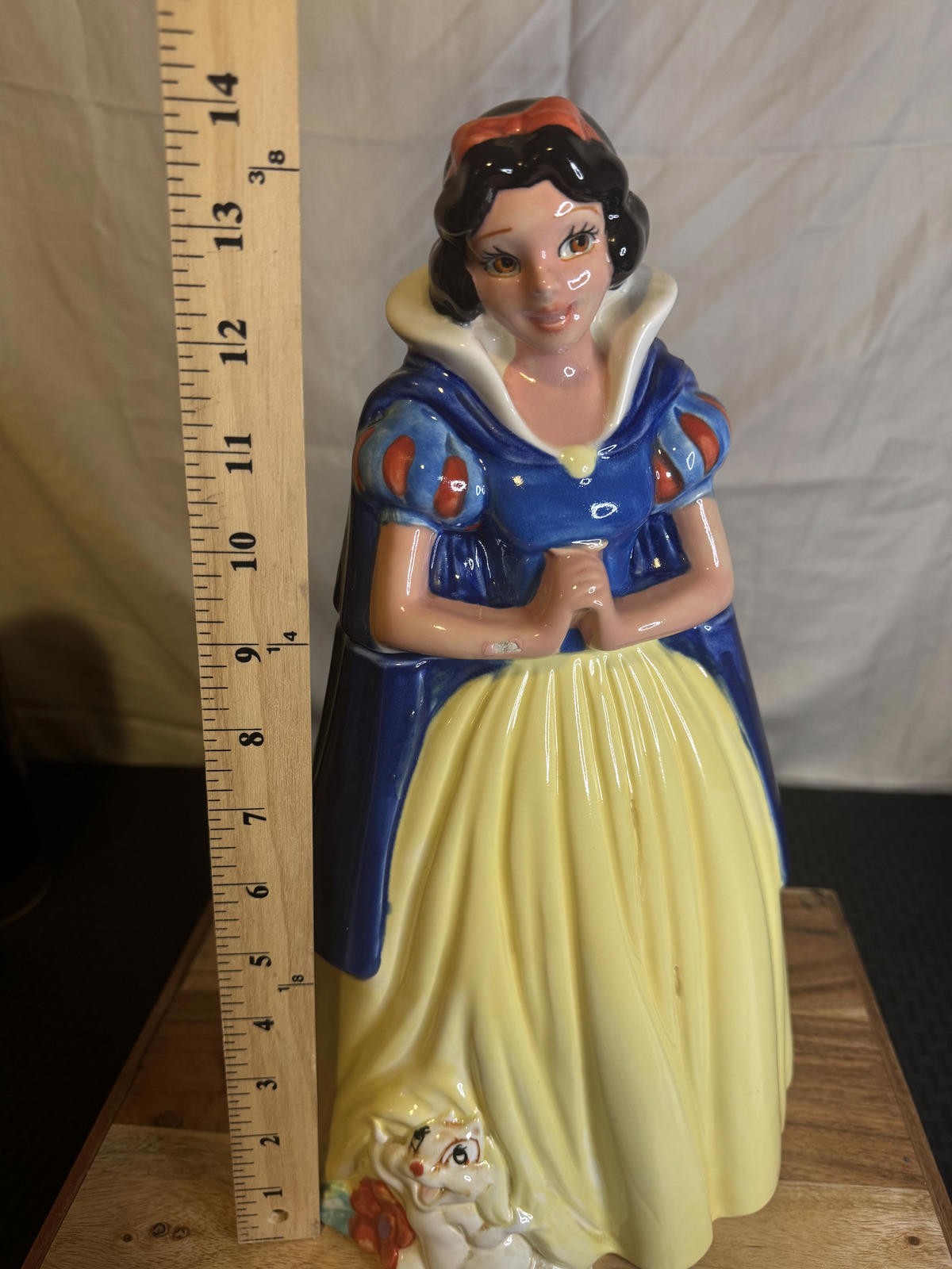 Vintage Disney Snow White Cookie Jar – Treasure Craft Mexico 14″ Ceramic 1990s