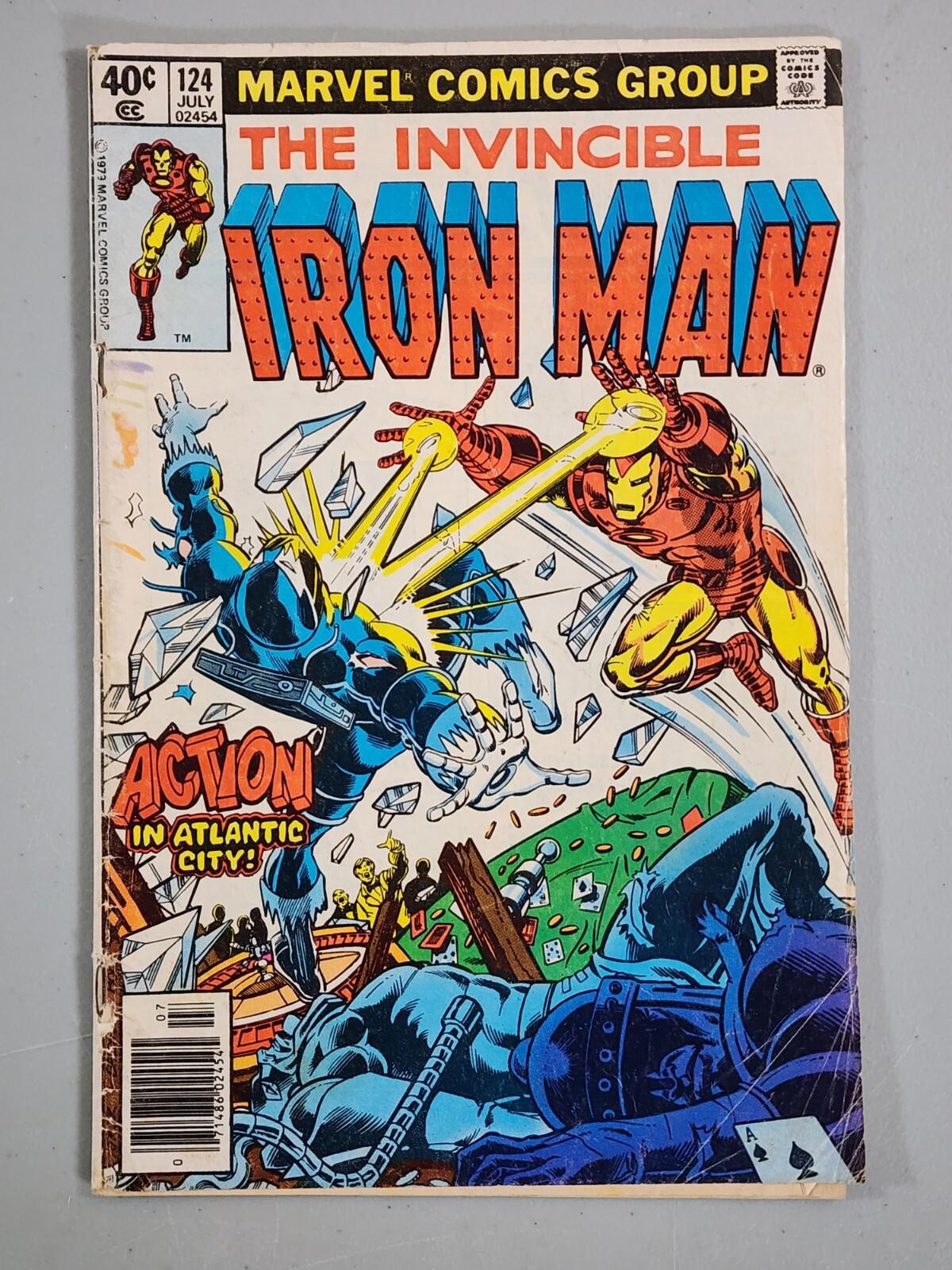 Iron Man vol 1 #124 125 136 139 152 x 2 all Newsstand Readers Marvel 1979-83
