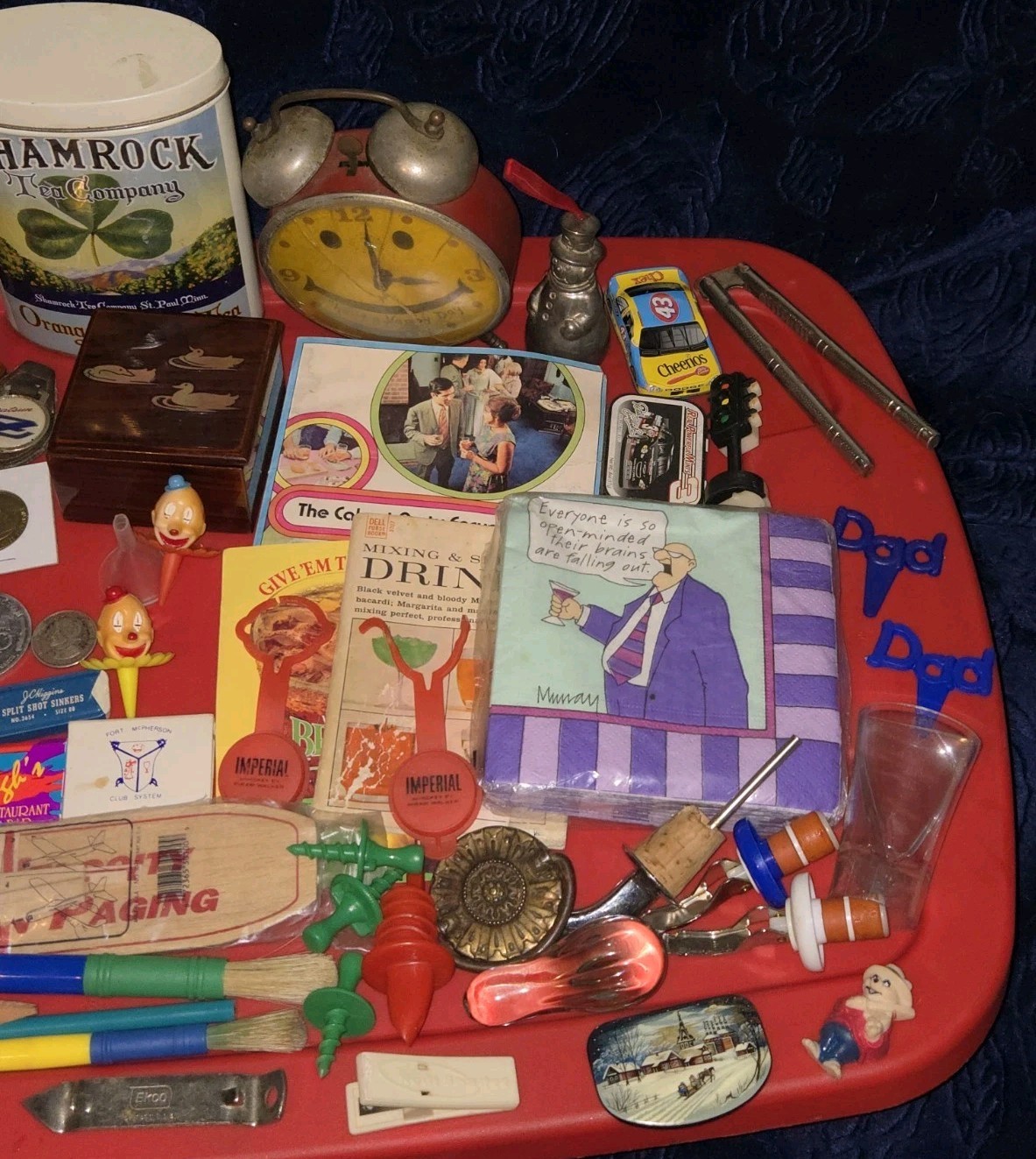 Grandpas Vintage Junk Drawer Lot~Random Misc Collectables Knick knacks & More