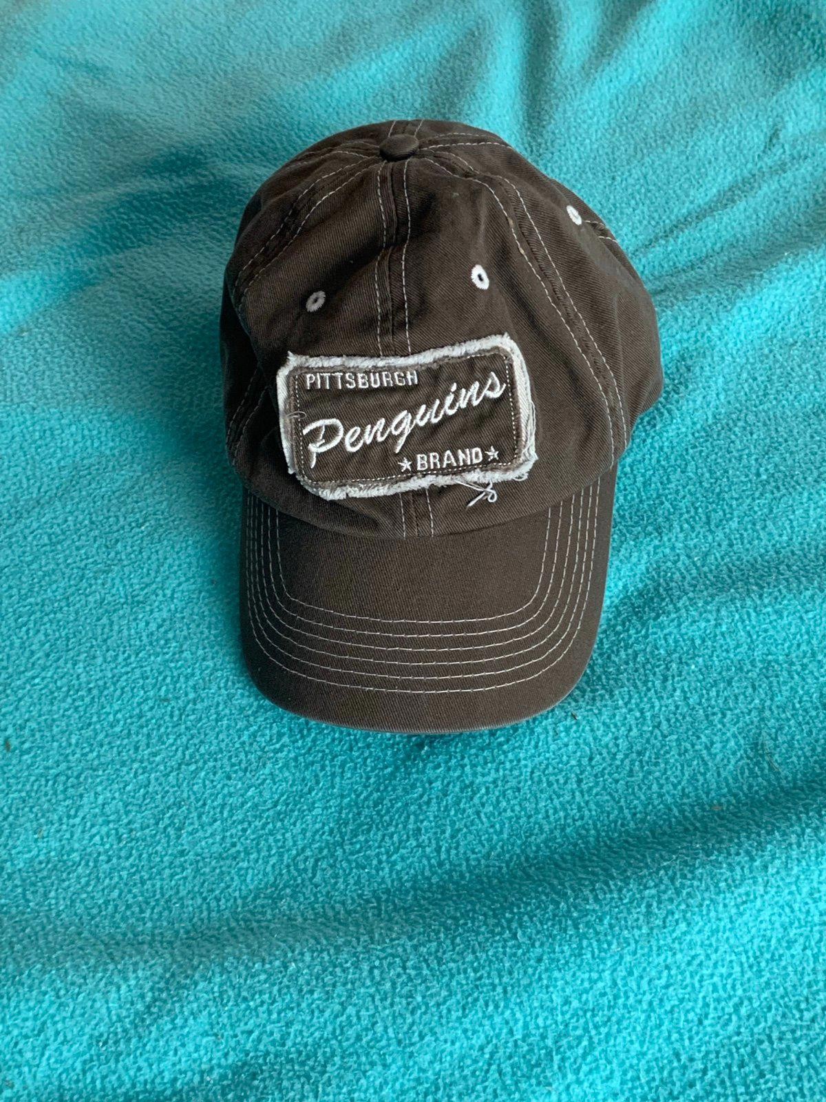 Unisex Pittsburgh Penguins Hockey Brown Hat One Size Fits Most