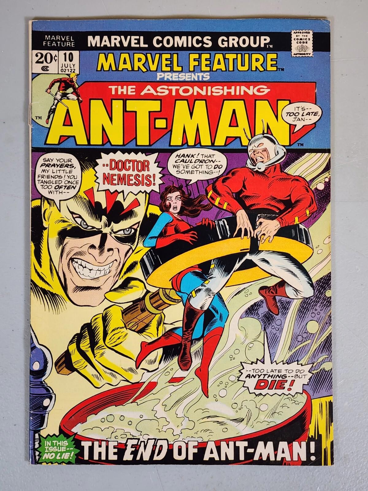 Marvel Feature #10 FN/VF Marvel 1973 1st P Craig Russell Published Cover