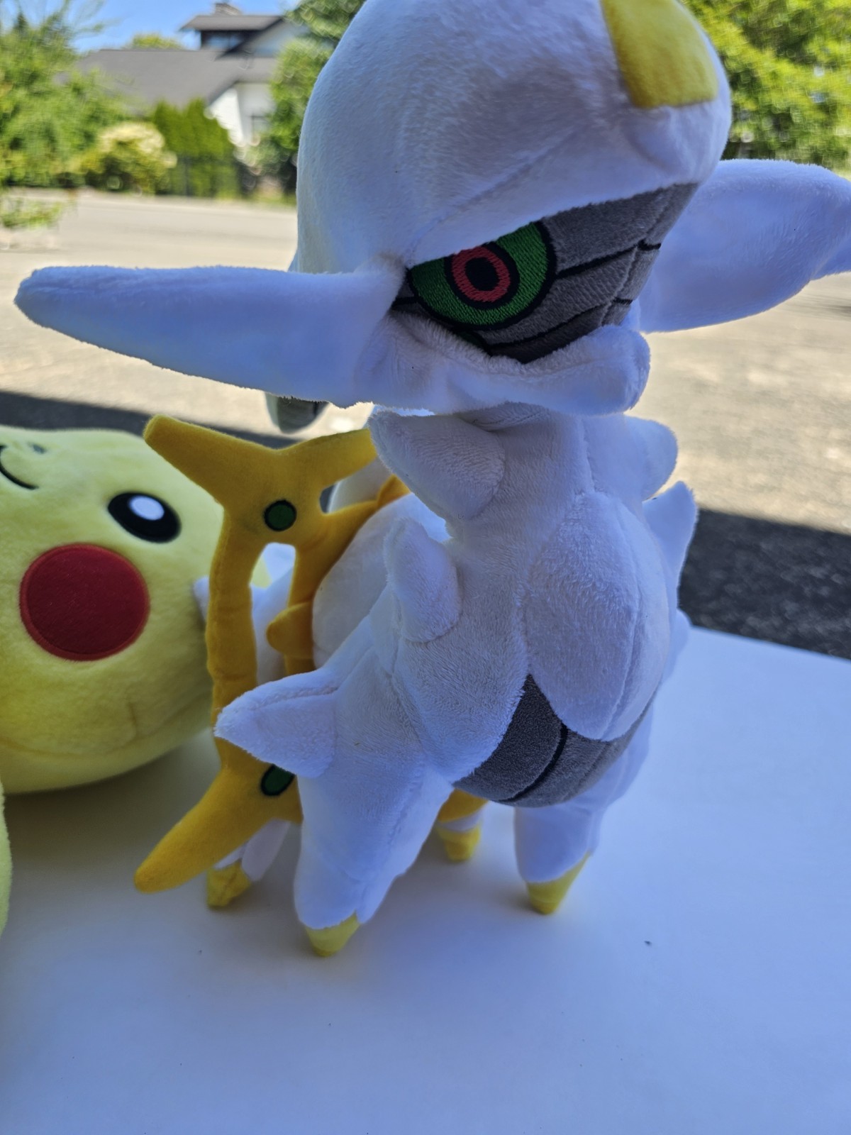 Pokemon Plush 7 Lot Arceus Grookey Bagon Combee Haunter Pikachu Build A Bear