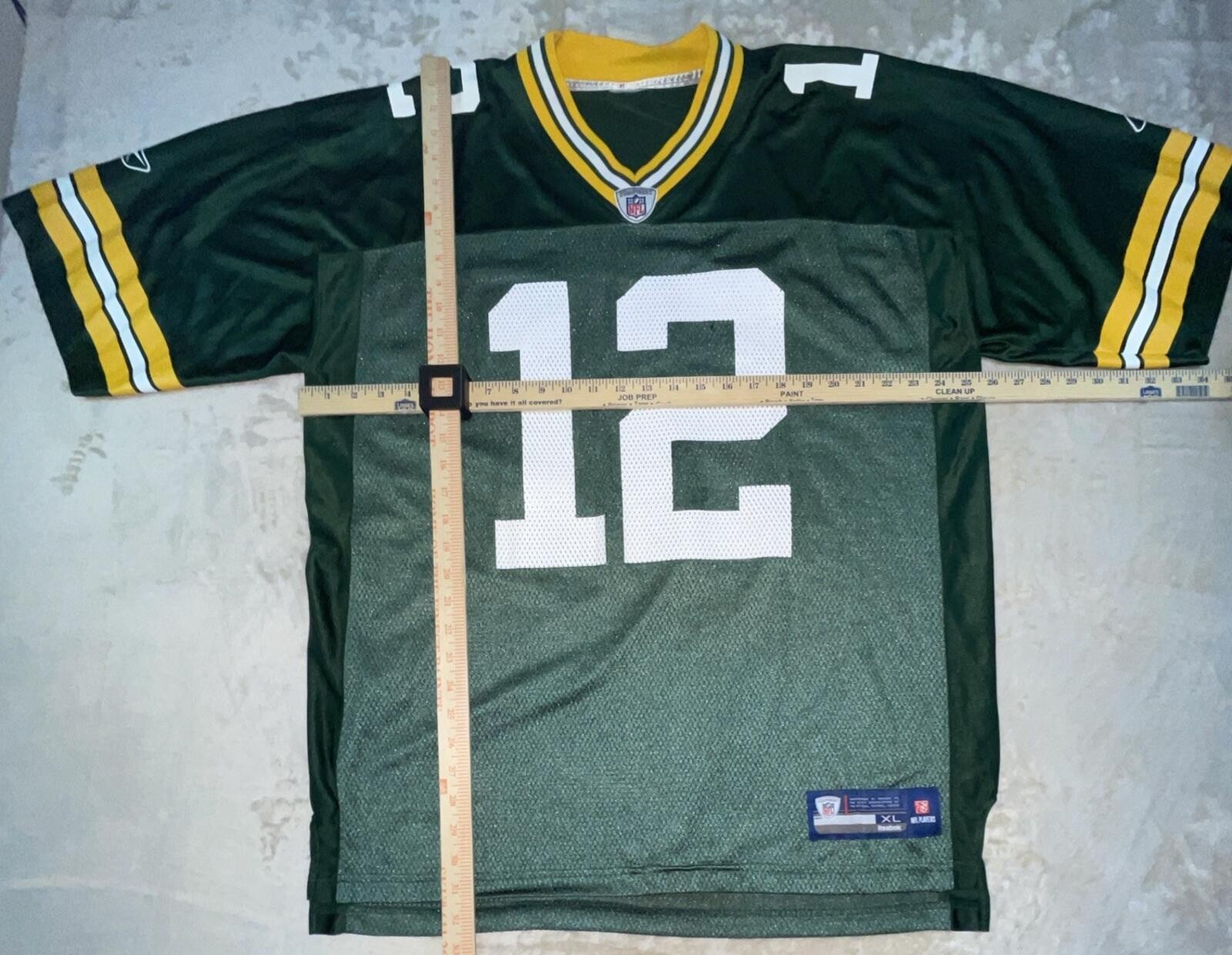 Reebok NFL Green Bay Packers Aaron Rodgers #12 Football Jersey Men’s Size XL