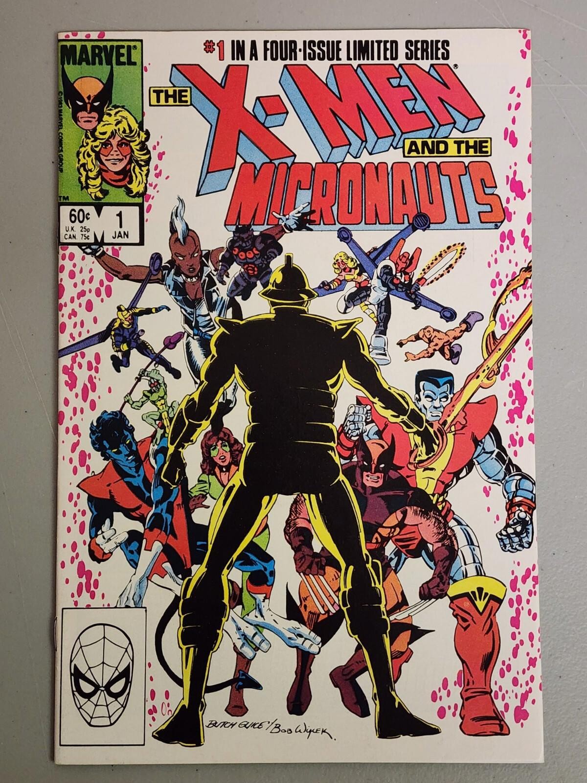 X-Men and The Micronauts #1 2 3 VF/NM or Better Marvel 1984 lot of 3