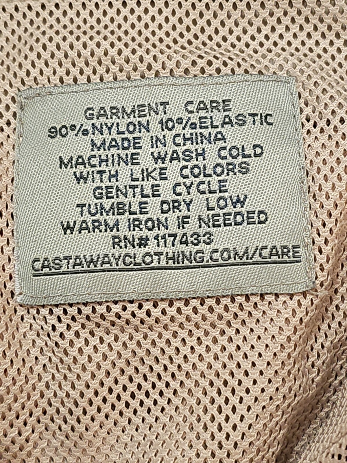 Castaway Nantucket Tennessee Vols Beige Performance Chino Shorts 34 Volunteers