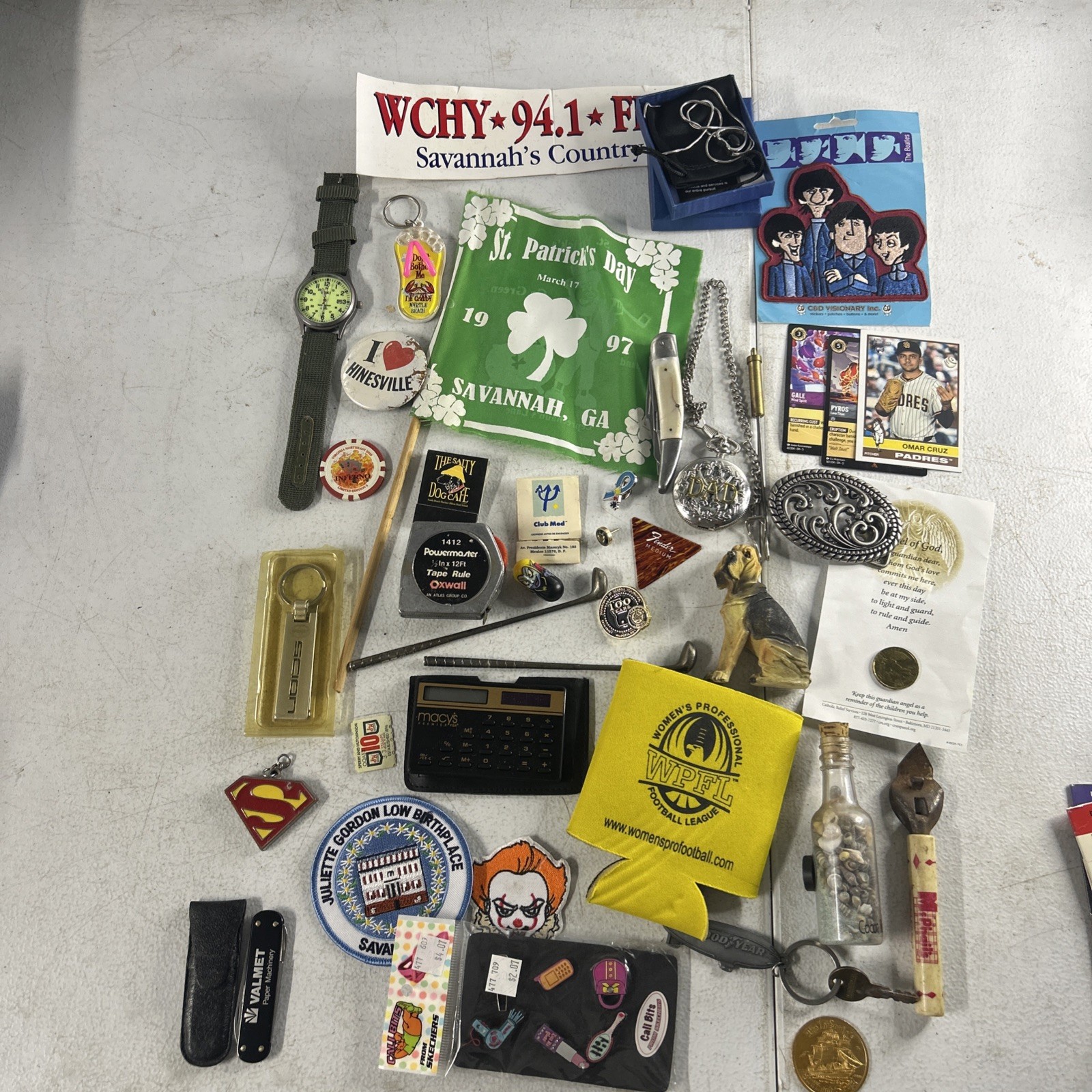 Vintage And New Junk Drawer Lot With Jewelry And Toys