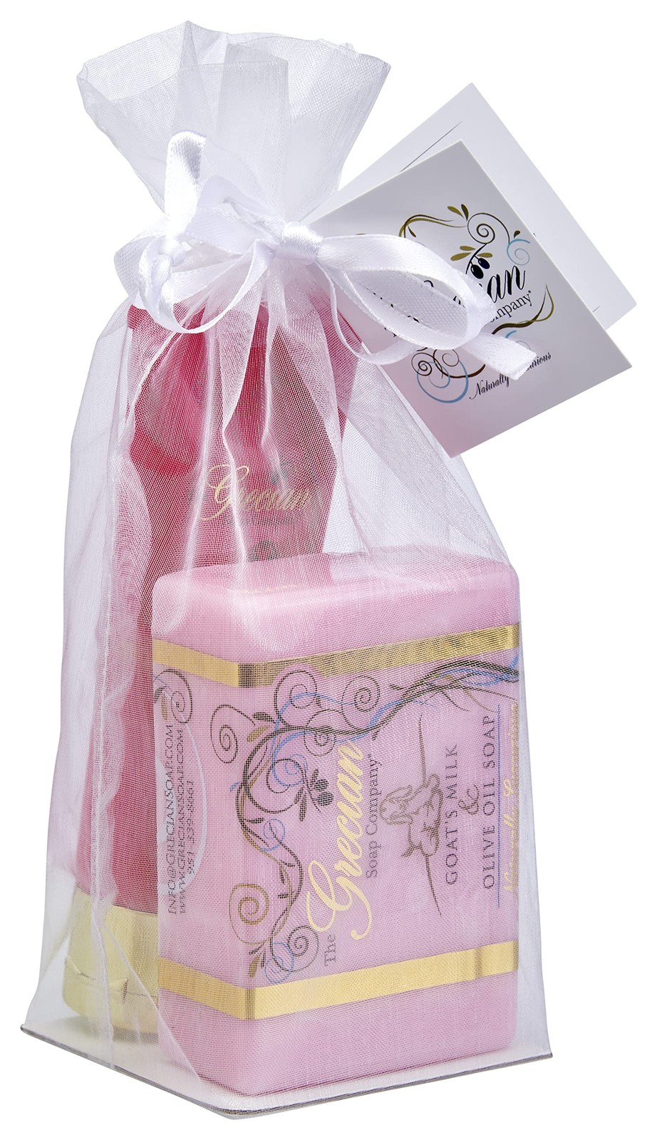 The Grecian Soap Company Soap & Lotion Tube Gift Set – Black Raspberry Vanilla