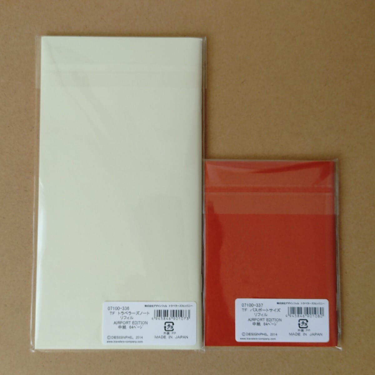 TRAVELER’S FACTORY Traveler’s Note Refill AIRPORT EDITION Regular & Passport
