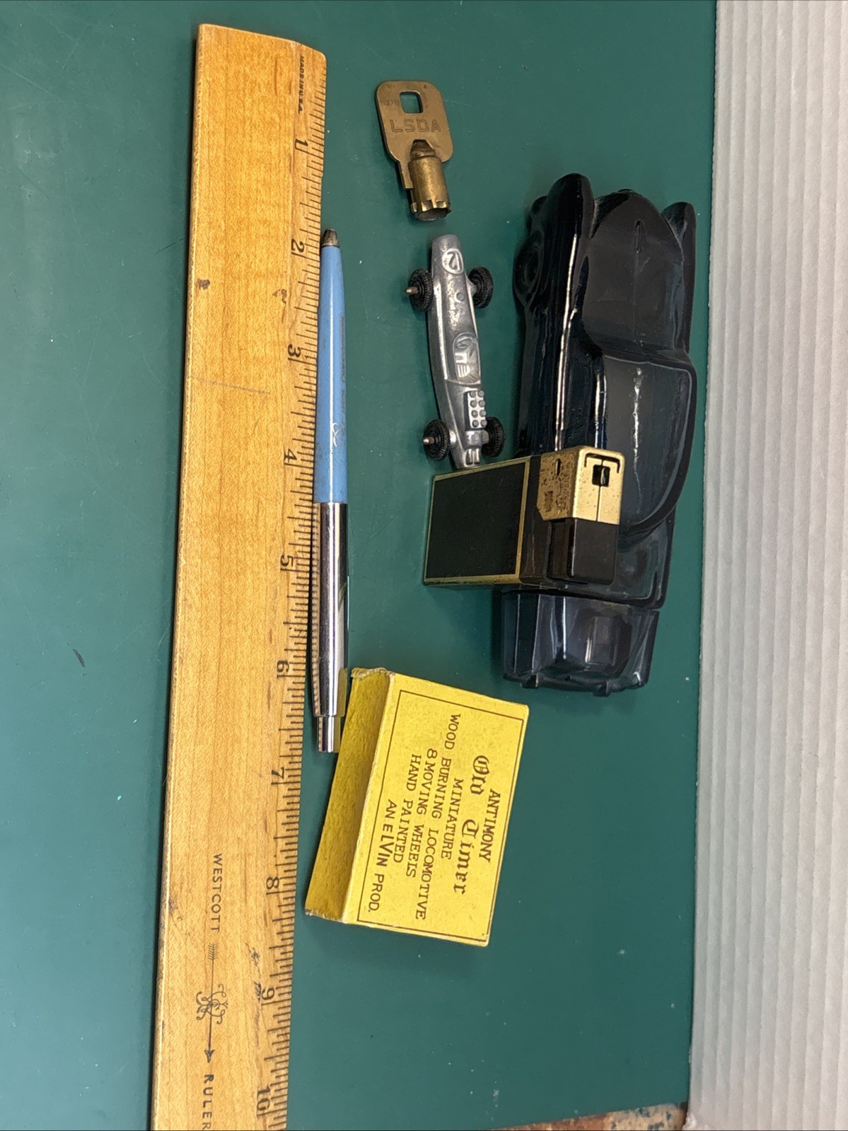 Junk Drawer Lot of Items Miscellaneous Items Train Car Lighter Pen Fun Lot
