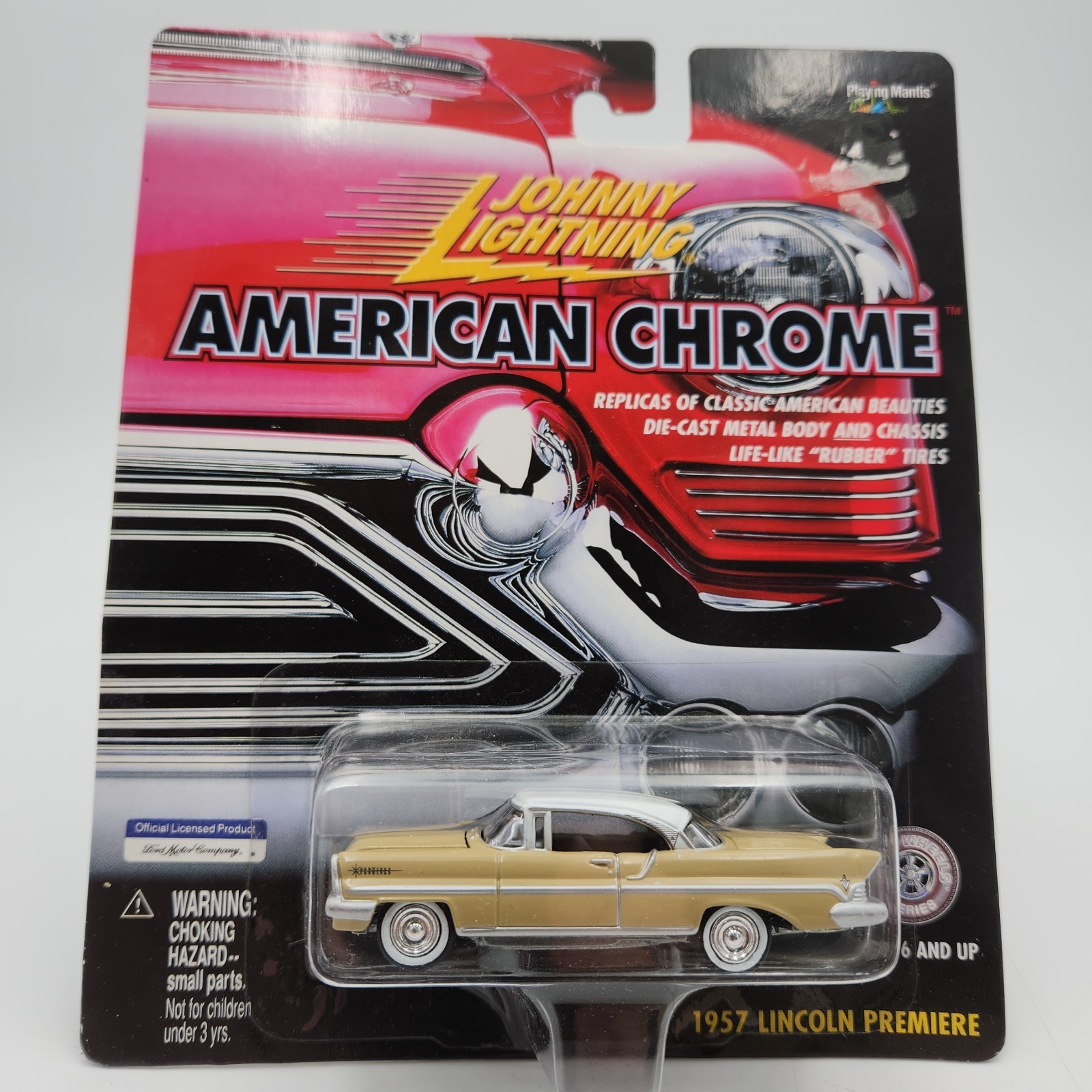 Johnny Lightning American Chrome 1957 Lincoln Premiere Die-cast Metal New