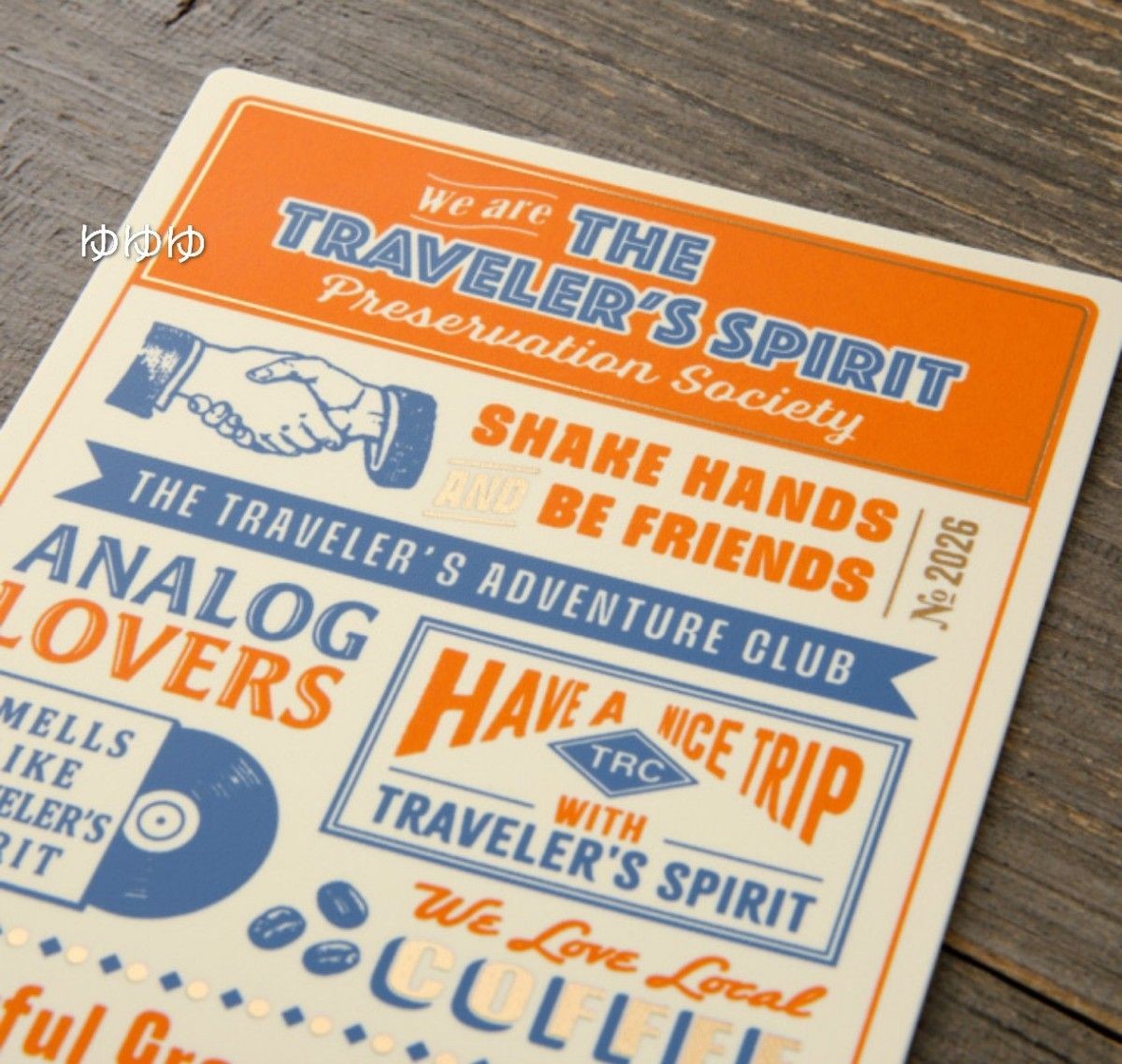 Traveler’s Note 2026 Underlay Regular Passport Size 2026 Notebook Underlay