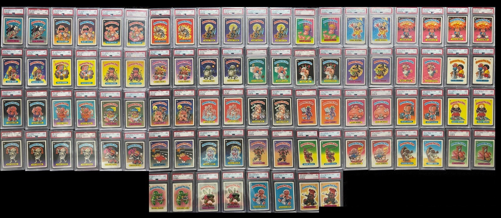 Garbage Pail Kids OS1 ALL PSA 9 Lot! THE ENTIRE 88 card set Graded Mint!!