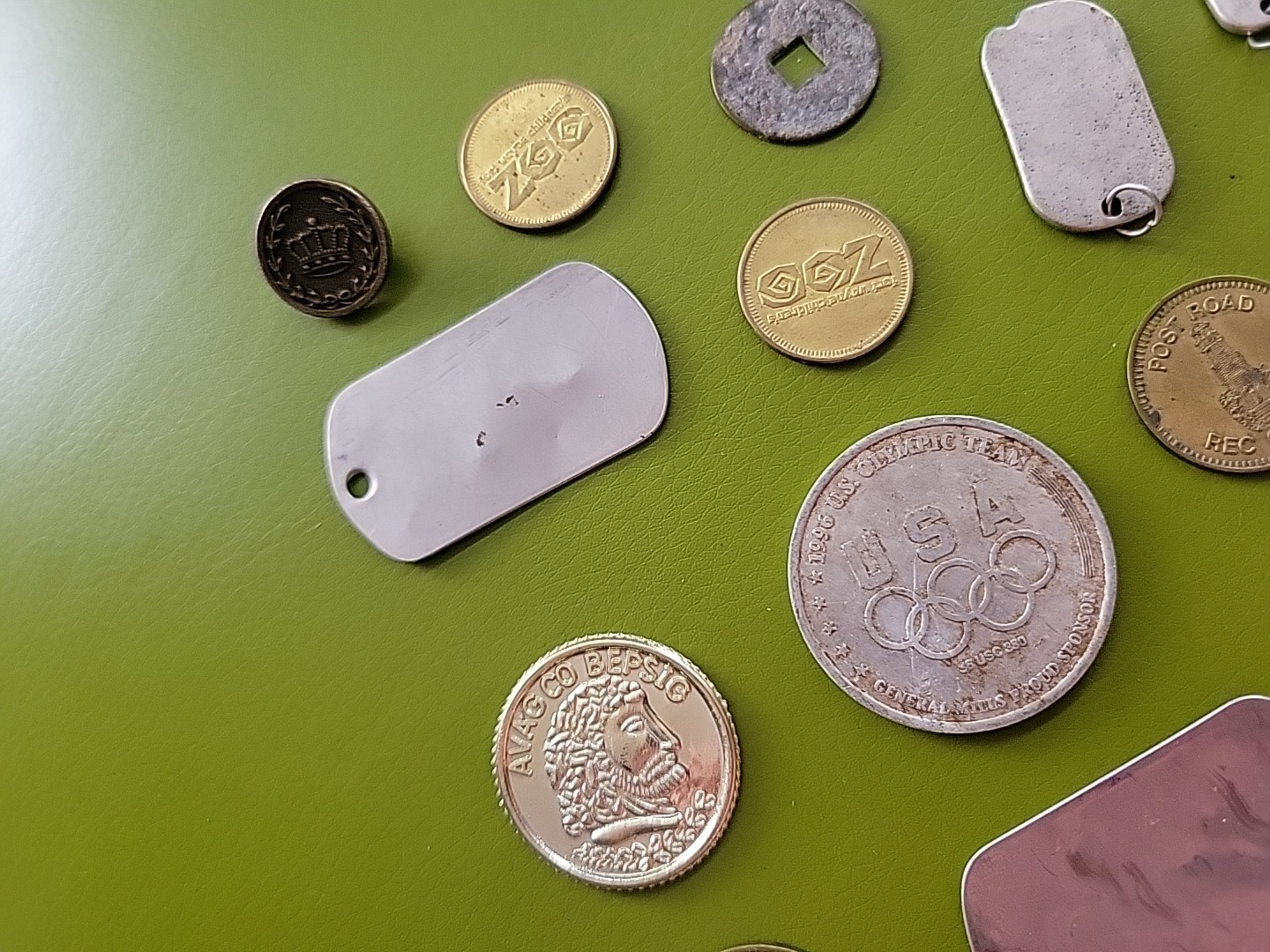 Mixed Lot Vintage Tokens Tags Smalls Parts