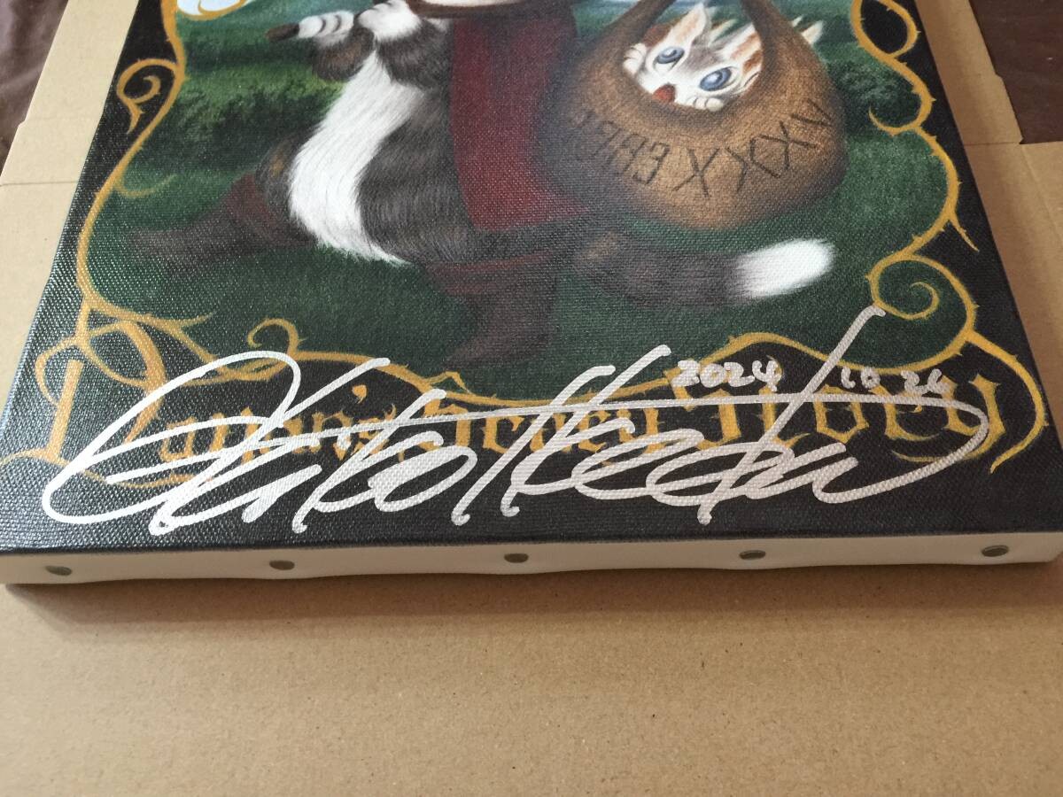 Akiko Ikeda Art Panel Handwritten Signature Japan Autograph