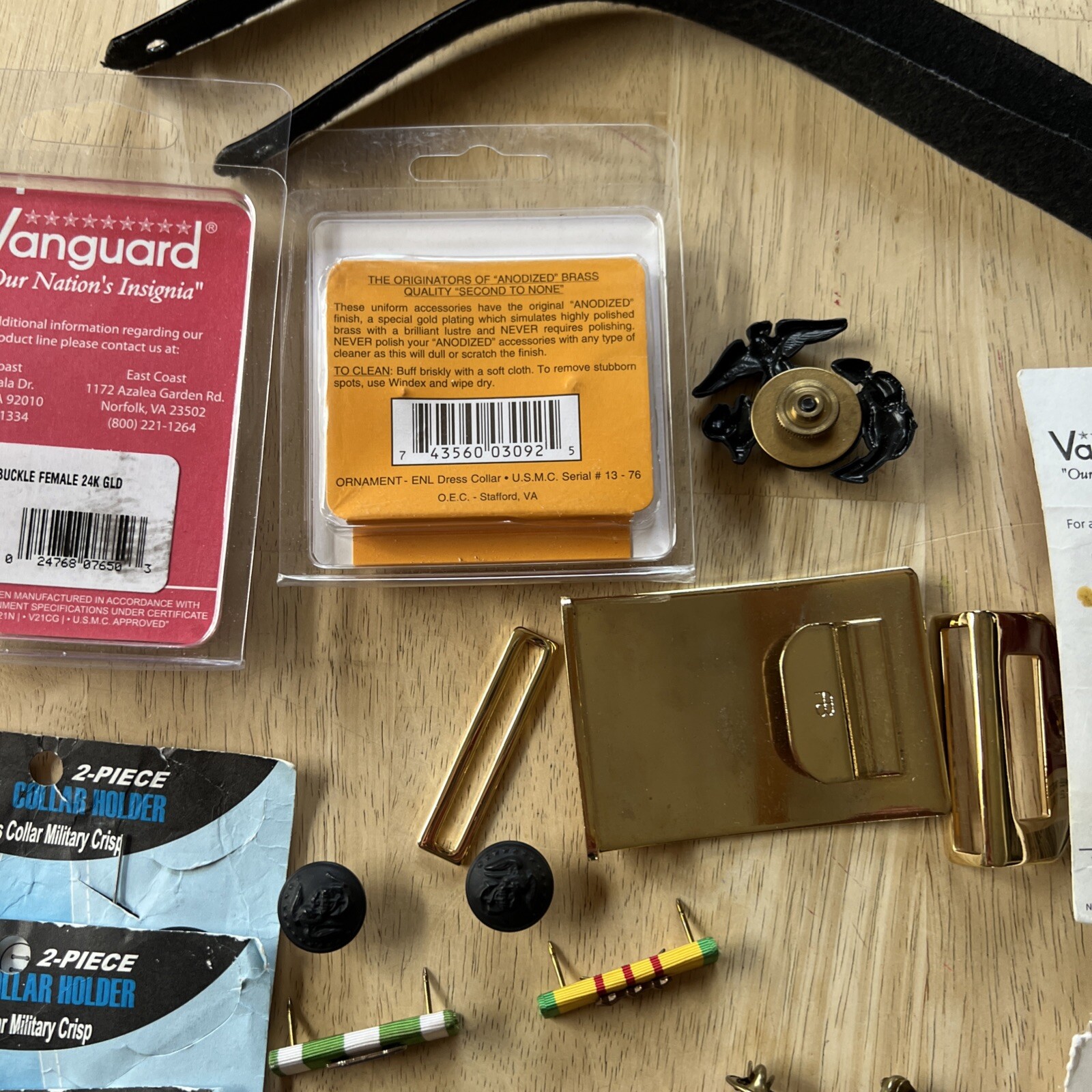 Vintage and modern assorted military items. Mostly New See description for more