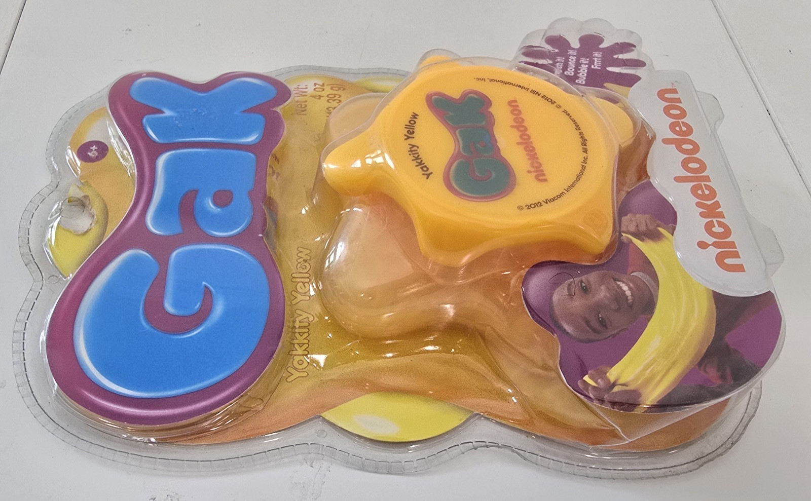 Nickelodeon GAK SPLAT Yakkity Yellow 2012 Viacom International Factory Sealed