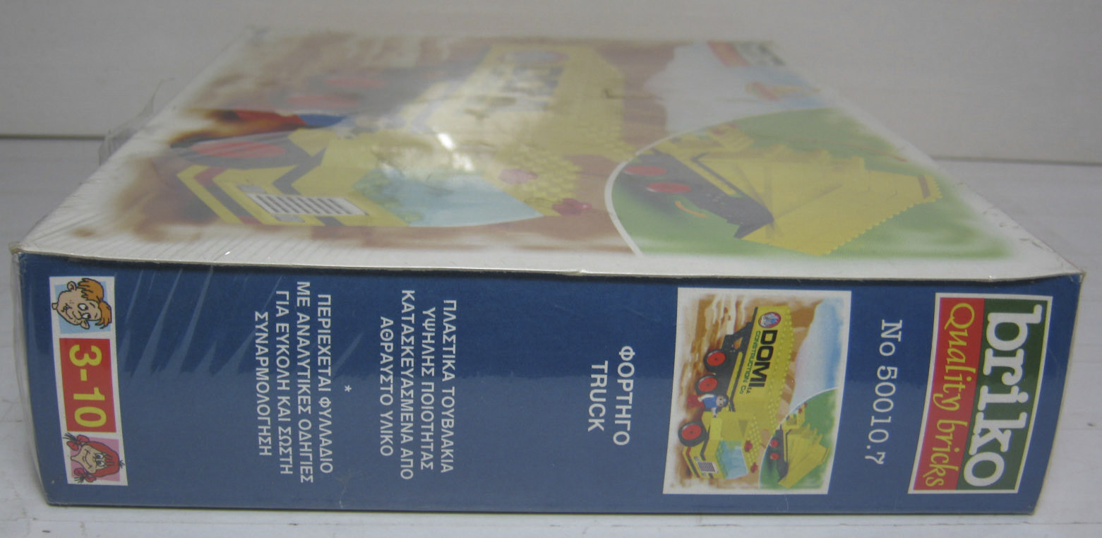 VTG BRIKO QUALITY BRICKS TRUCK MADE IN GREECE NEW MISB SEALED