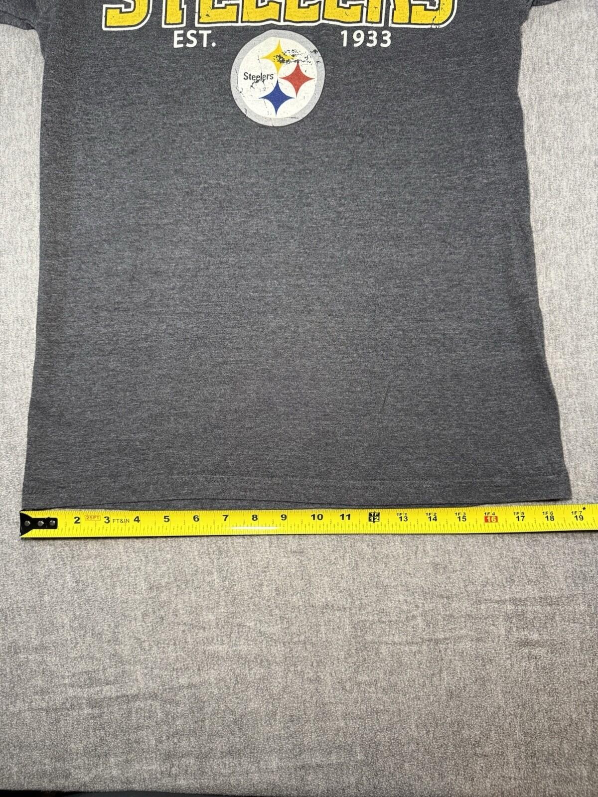 Steelers Unisex T-Shirt (Handshigh)-Small/Black/NFL
