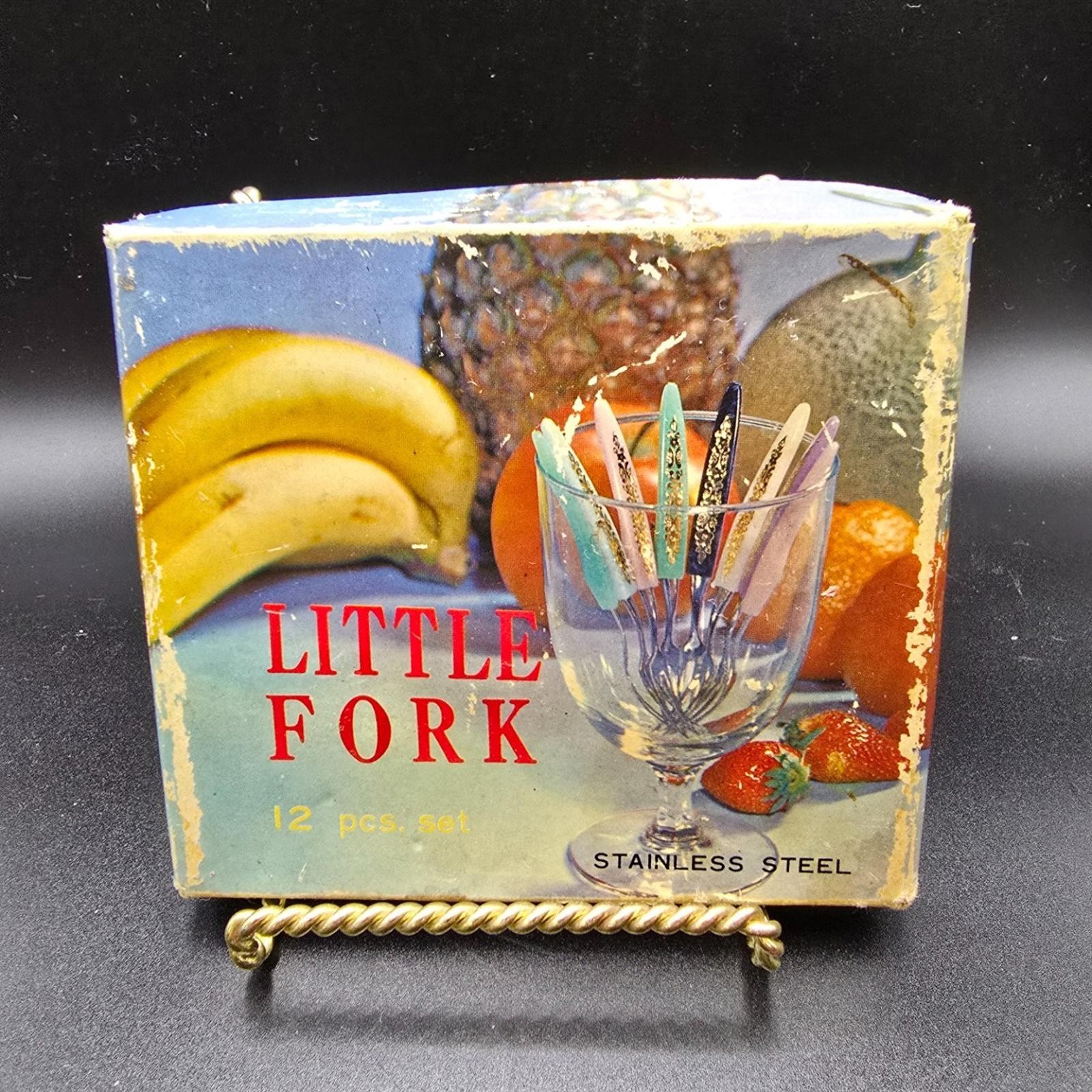 Little Forks: 12 Piece Set, Stainless Steel Hors D’oeuvre Forks – Made in Japan