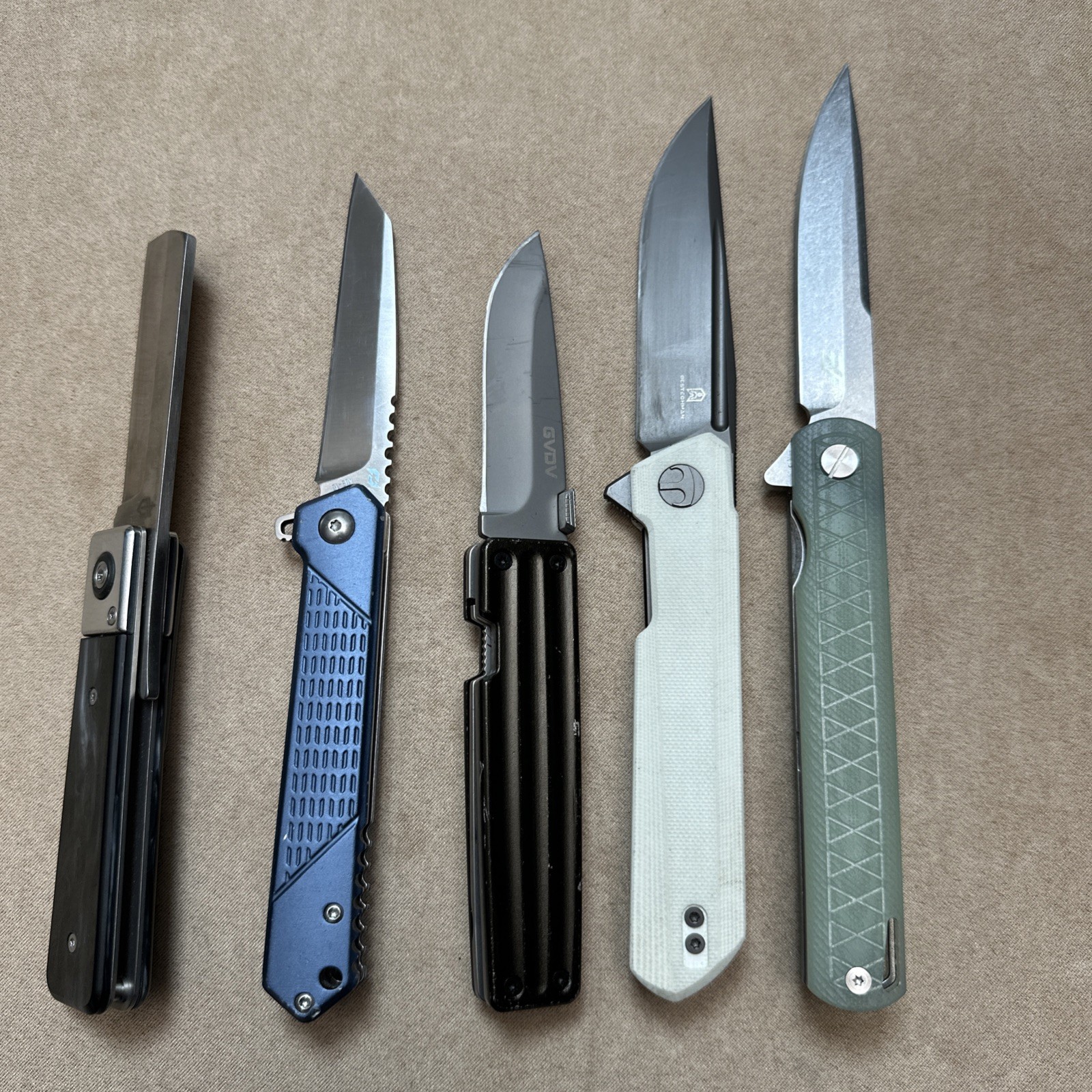 5 Items, Pocket Knife Collection, Lot
