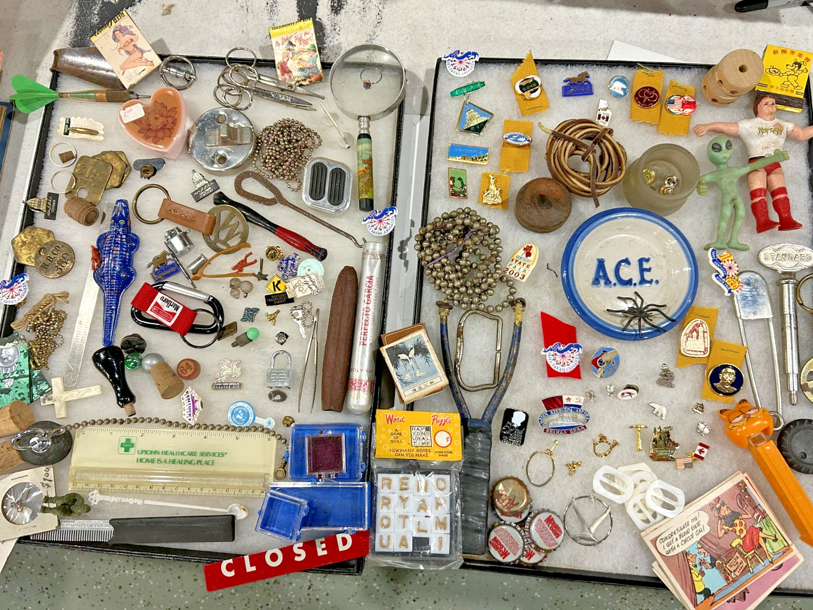 140+ estate Vintage Junk Drawer lot