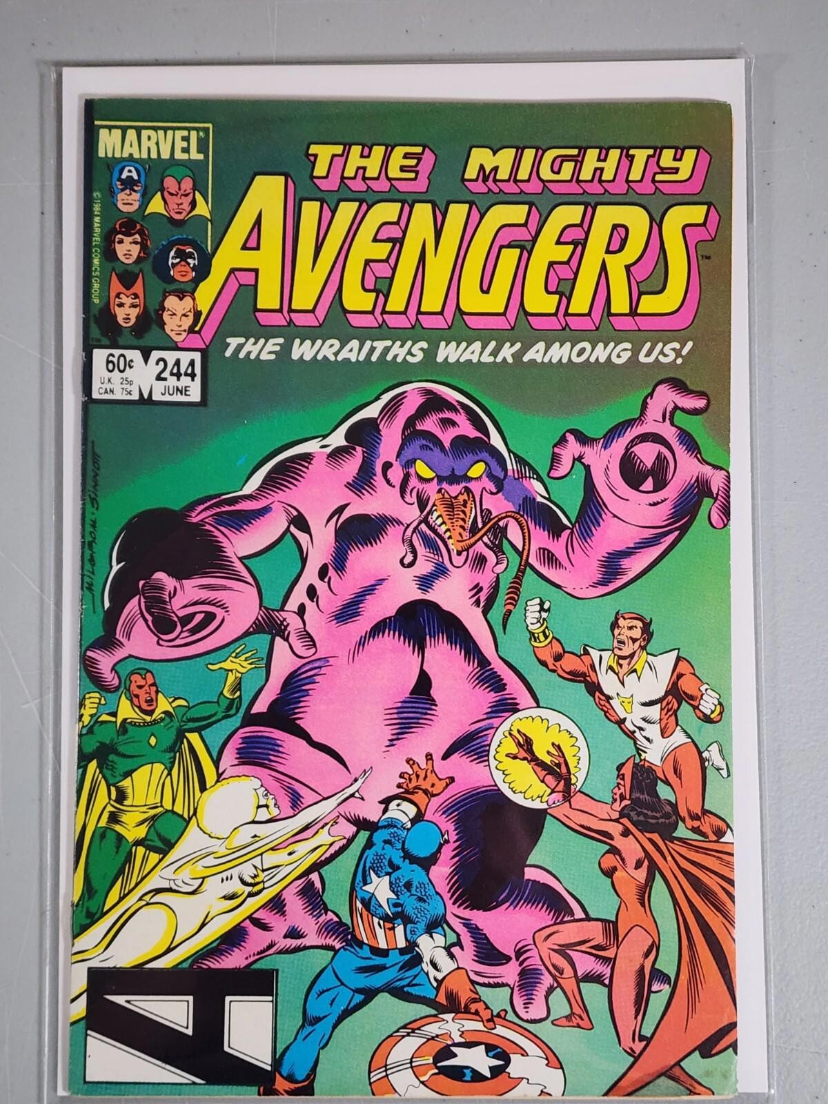 AVENGERS Vol 1 224 226 229 244 See Description Marvel 1982 lot 4