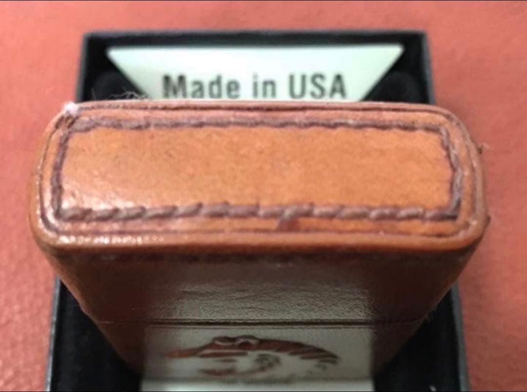 Zippo TADY & KING (Gorose inheritance) Wolf leather wrapped 2001 rare item