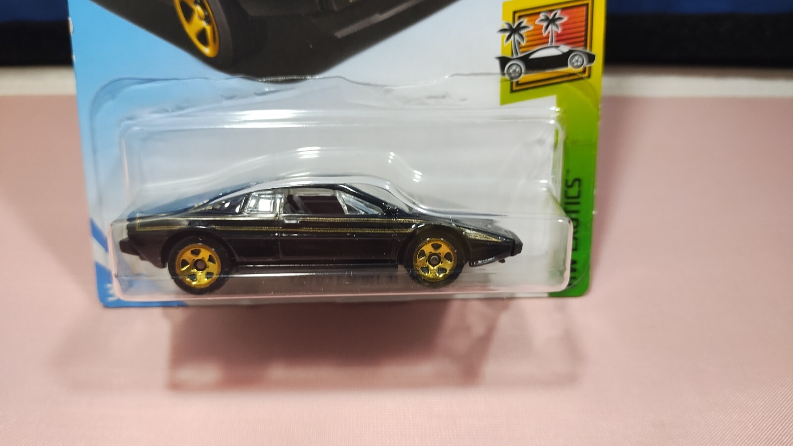 HOT WHEELS LOTUS ESPRIT S1 HW EXOTICS SERIES #7/10 BLACK DIECAST 1:64 SCALE