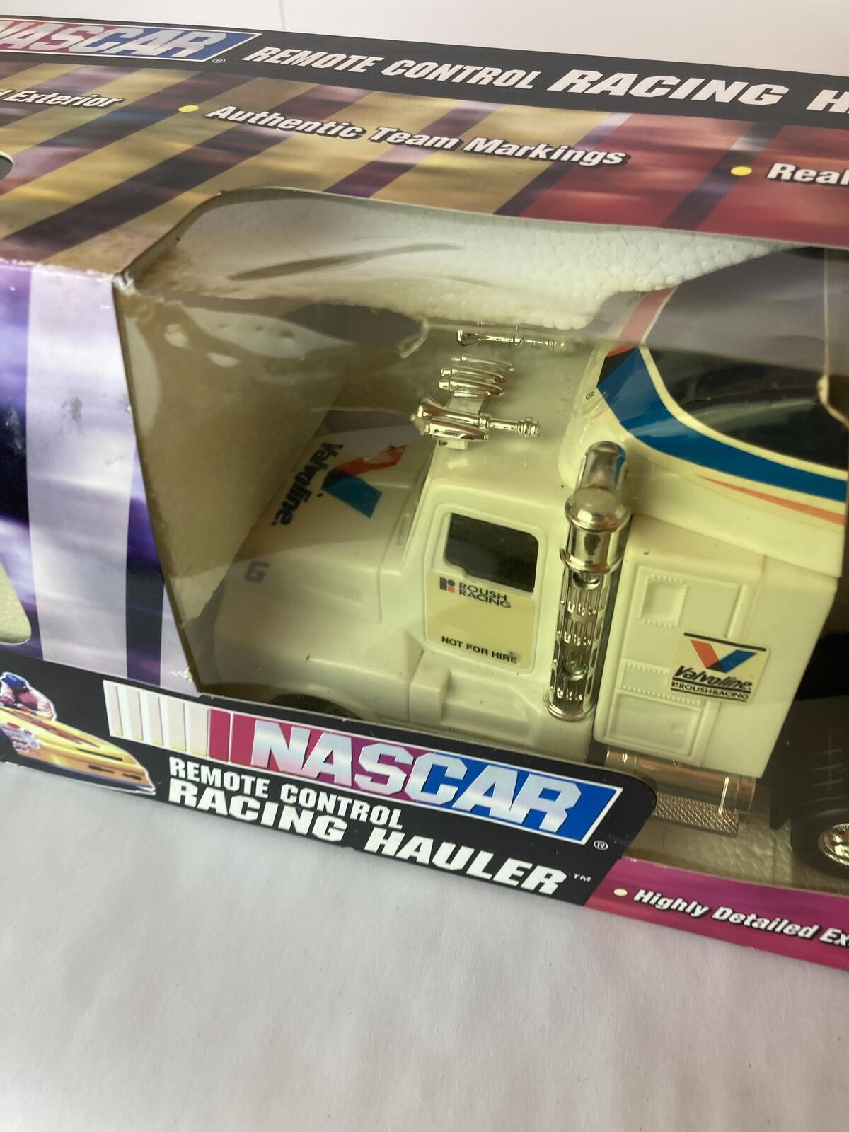 NASCAR Valvoline Radio-Control Racing Hauler Trailer in Box