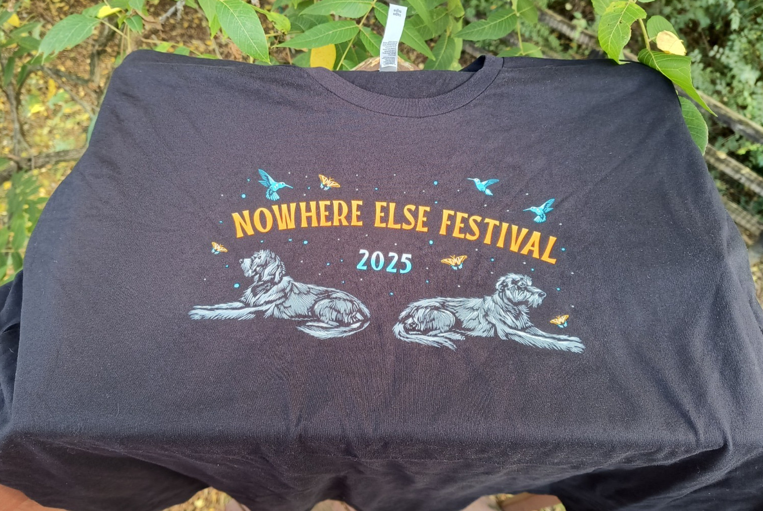 New! 2025 Nowhere Else Festival Unisex T-Shirt Size 3XL/XL/L/M & Small available