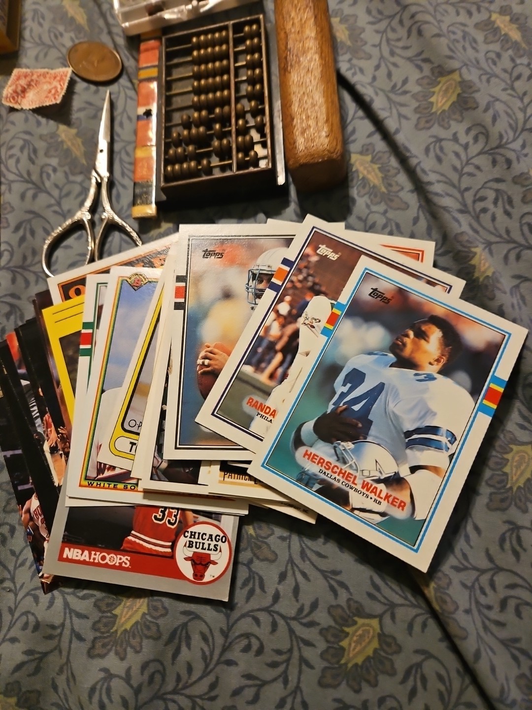 Junk Drawer Lot, Jewelry, Coins Medals, Vintage & Modern, Sports Cards, #2