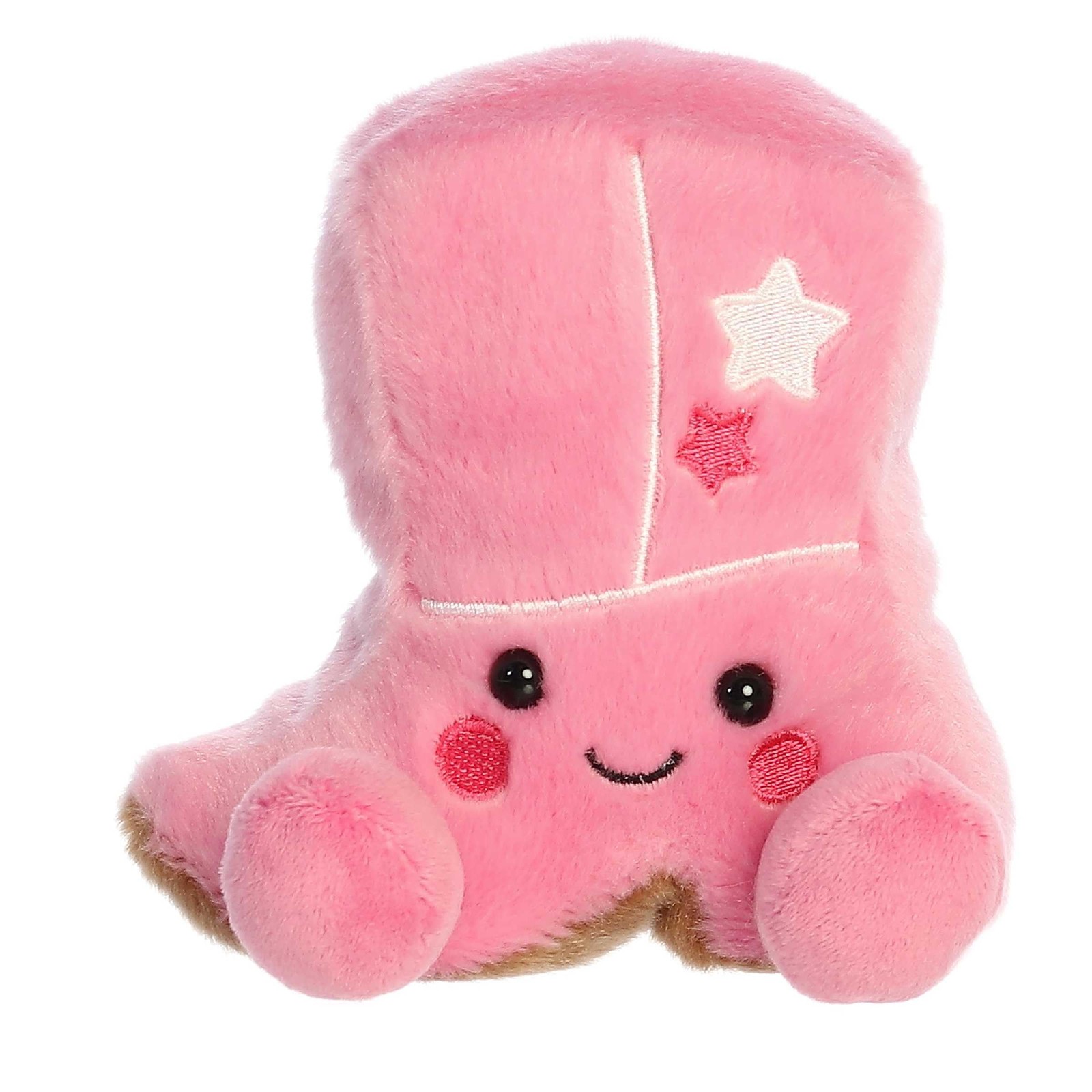 Aurora Palm Pals Kate Cowgirl Boot Stuffed Animal Collectible Pink 5″