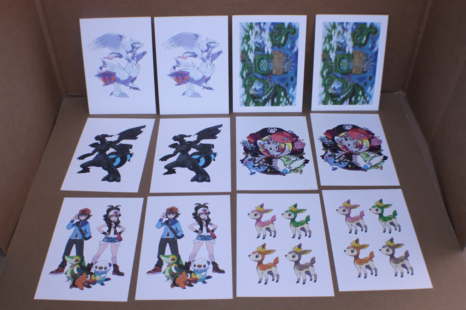 USED / AS-IS / Junk Drawer Mixed Toys Lot Pokemon Black & White Game Art Folio