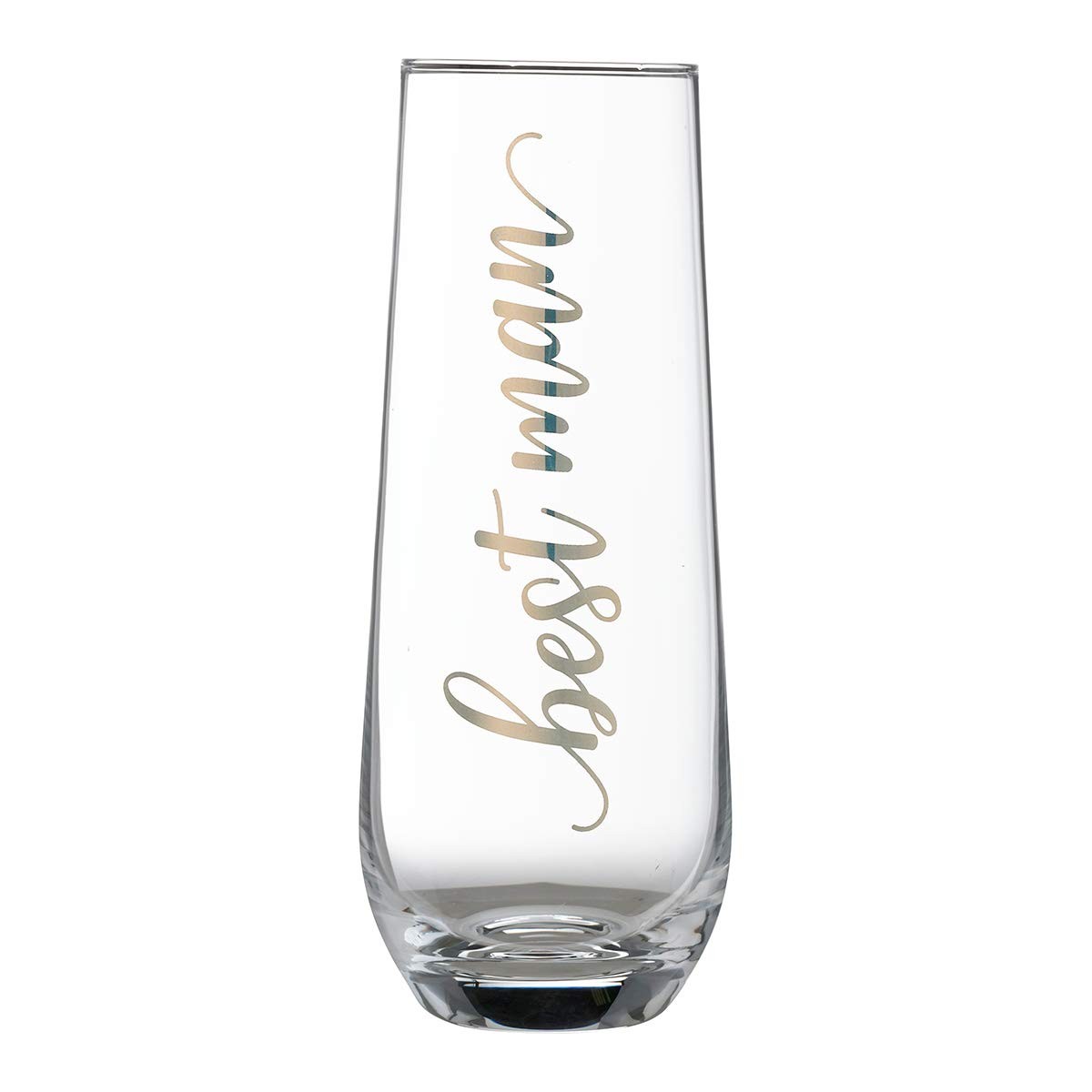 Lillian Rose Gold Best Man Stemless Champagne Glass