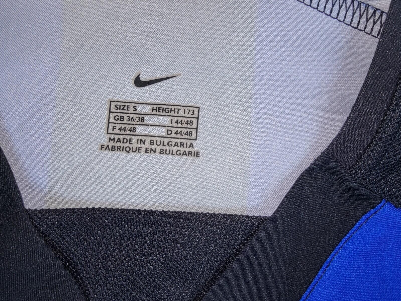 Inter Milan Internazionale 2000s Nike Home Football Soccer Jersey Size Small