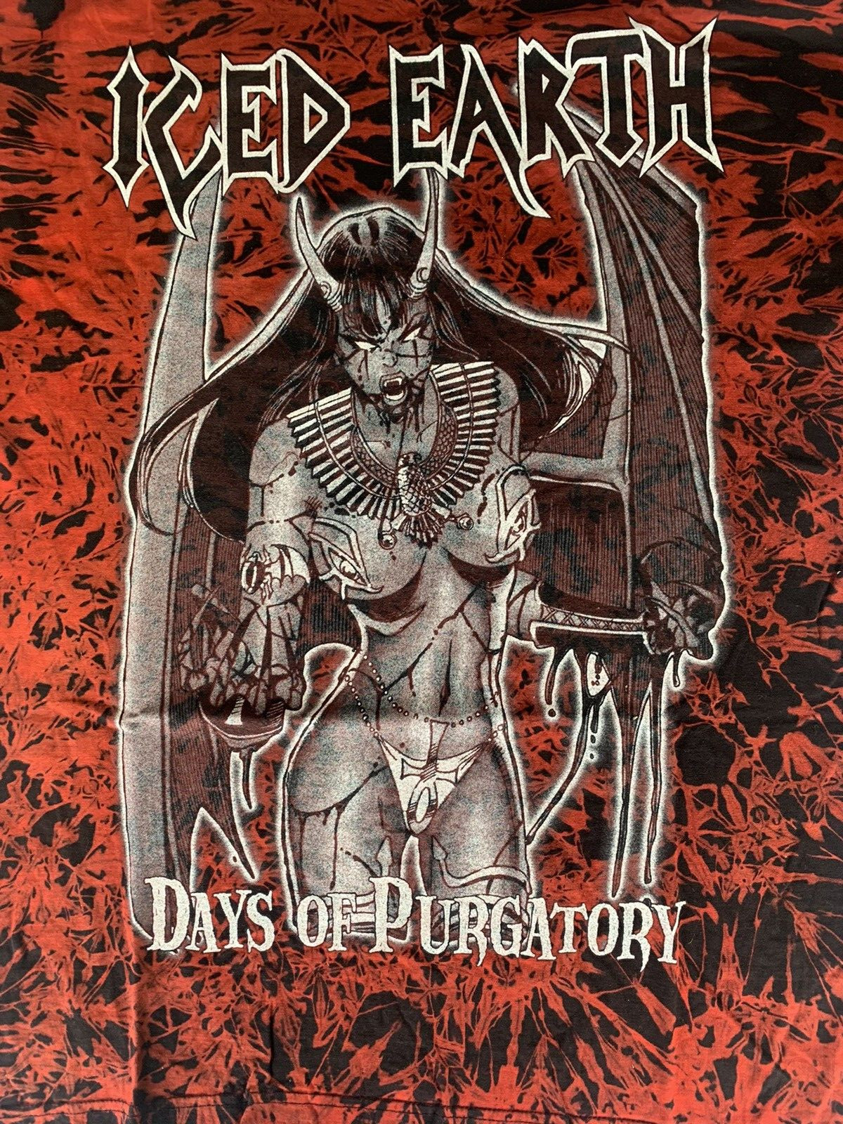 Iced Earth Shirt Original Event shirt Where the Gods Of Metal Rage Greece 1997