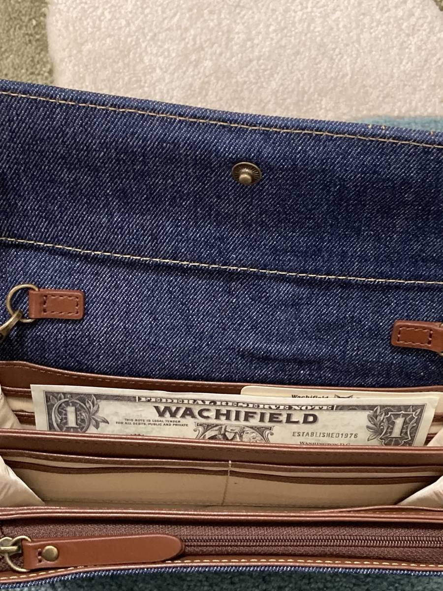 Wachifield Dayanism Chain Long Wallet Character Blue 8×3.5 inches