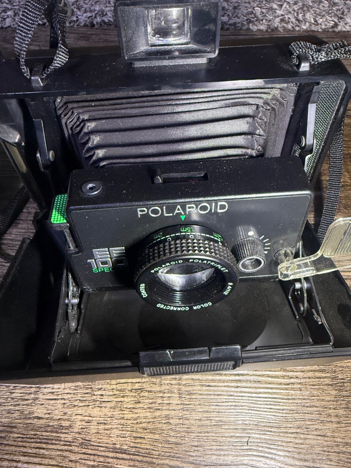 Vintage 90s Dad Junk Drawer Lot Polaroid EE100 Camera Cassette Player Tool