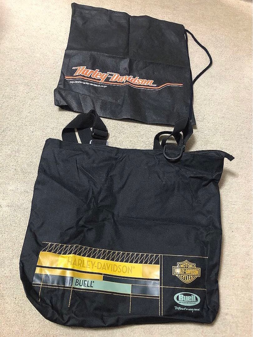2 Pieces Buell Harley-Davidson Tote Bag Rucksack