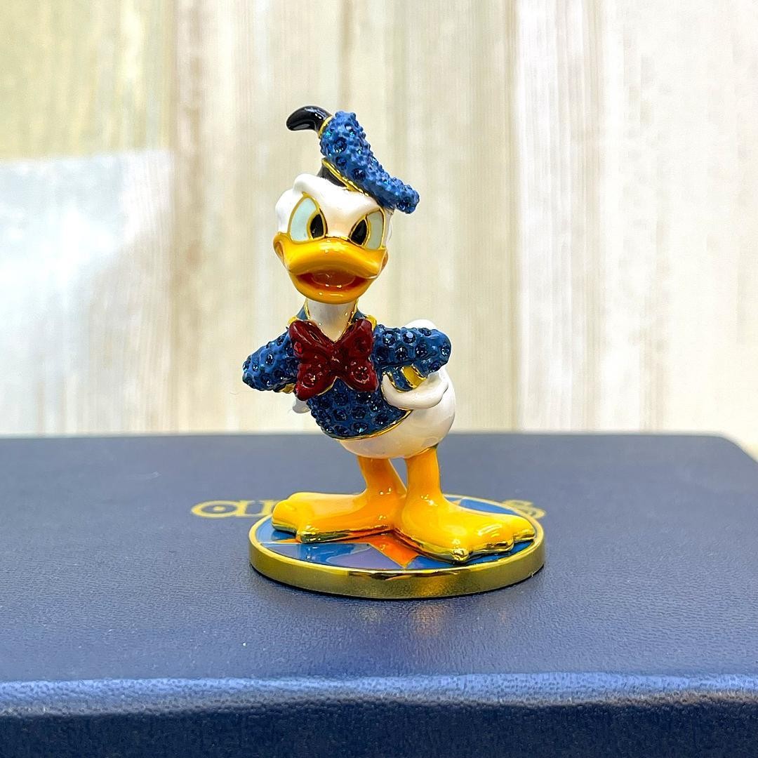 Donald Duck Figure Swarovski Metal Disney TDL Original 5.7cm Used