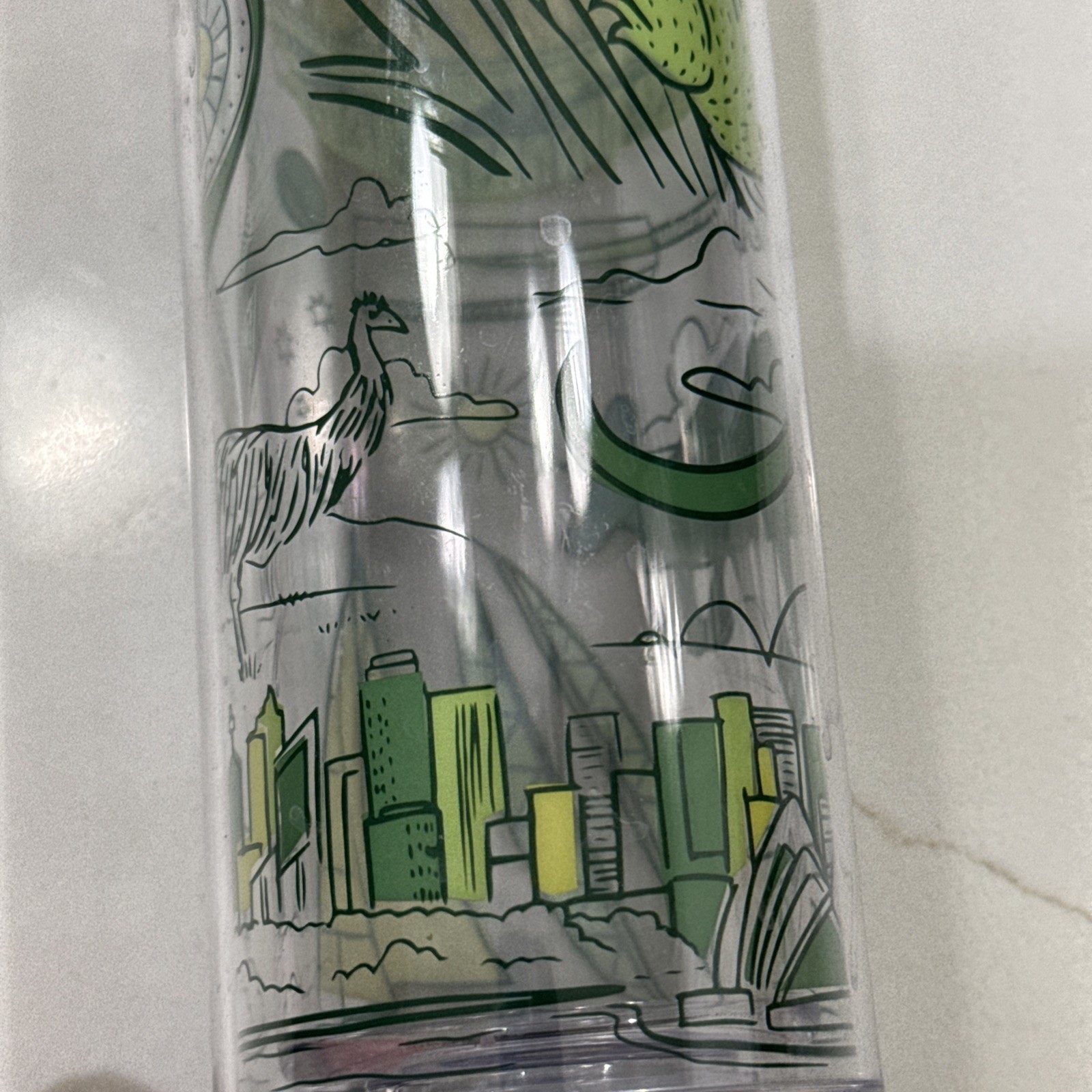 RARE Starbucks Been There AUSTRALIA 12 oz Tumbler Plastic Mug