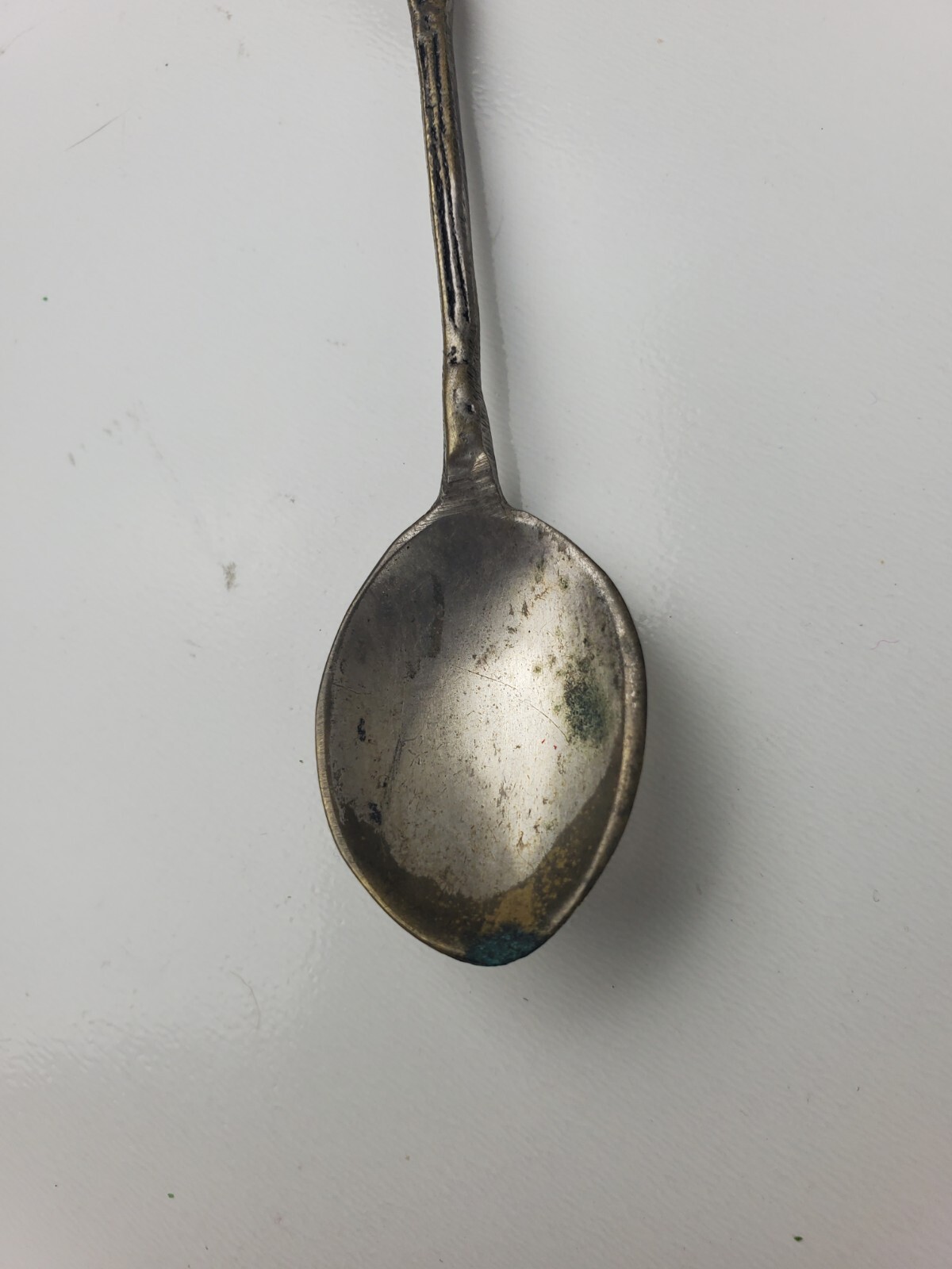 VINTAGE 4-1/8″ JERUSALEM ISRAEL ‘SILVER’ Marked Tea Spoon Souvenir