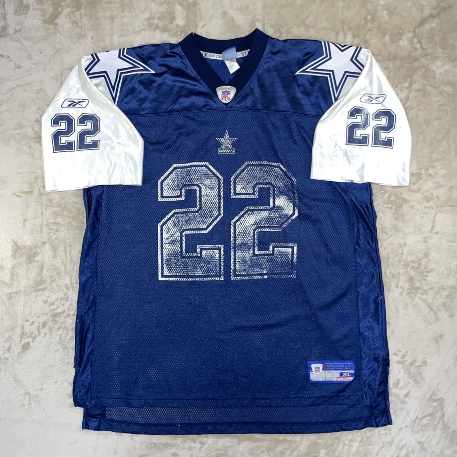 Reebok Dallas Cowboys Emmitt Smith On Field Equipment Jersey Men’s Size XL *Flaw