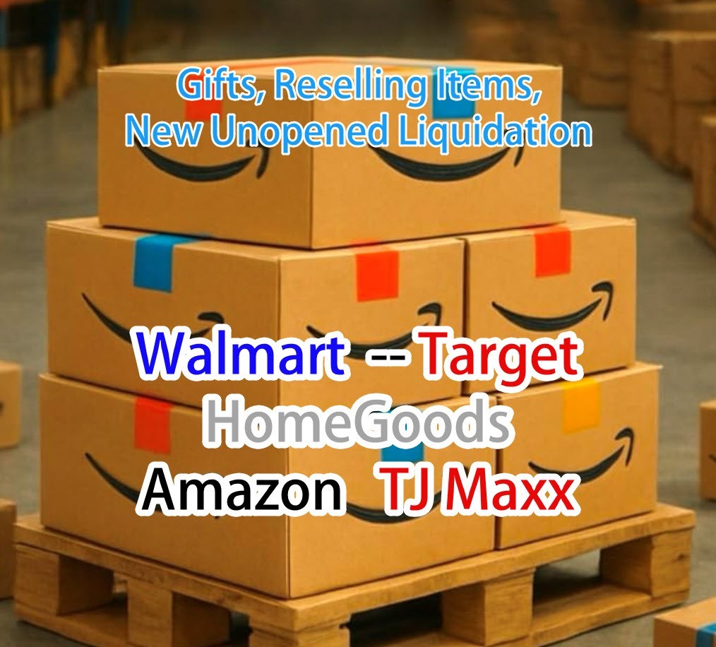 Mega Value Wholesale Inventory, Amazon Walmart Target Liquidation Mix, Large Box