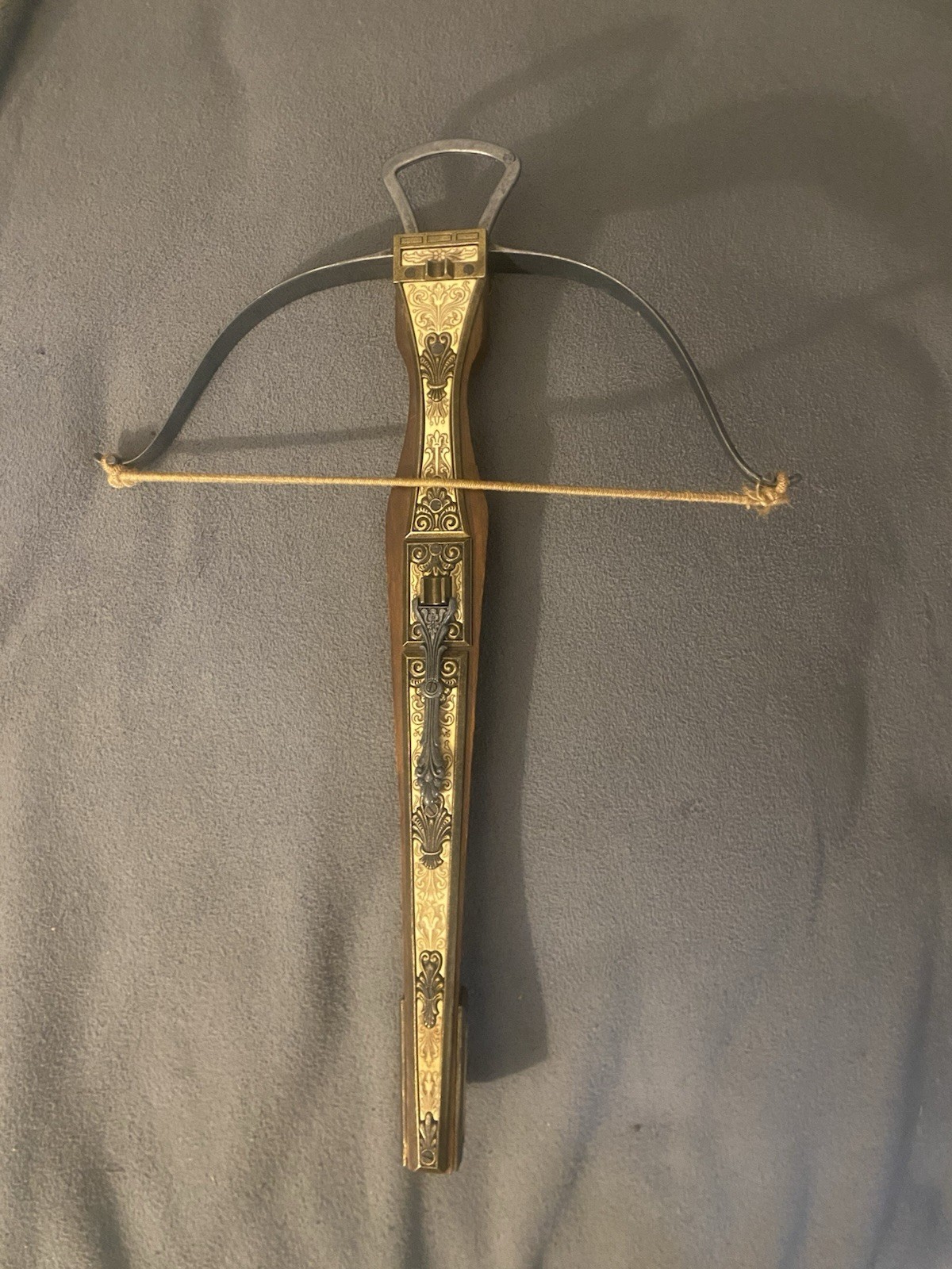 20” Ornate Antique Crossbow Family Estate Heirloom Purchased in Greece German?